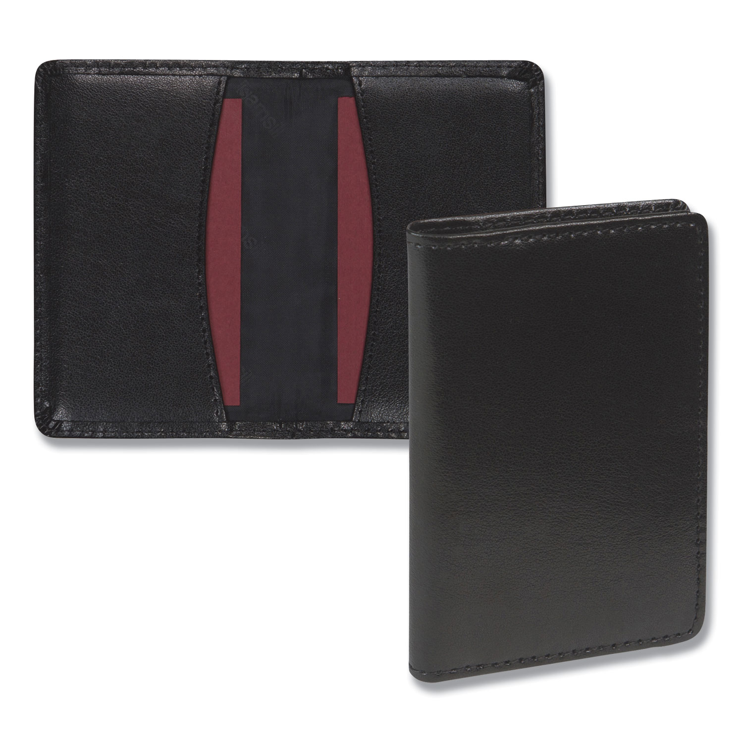 Money Clip Wallet & Card Holder - 8 Cards - Royal Blue - Granulated Leather