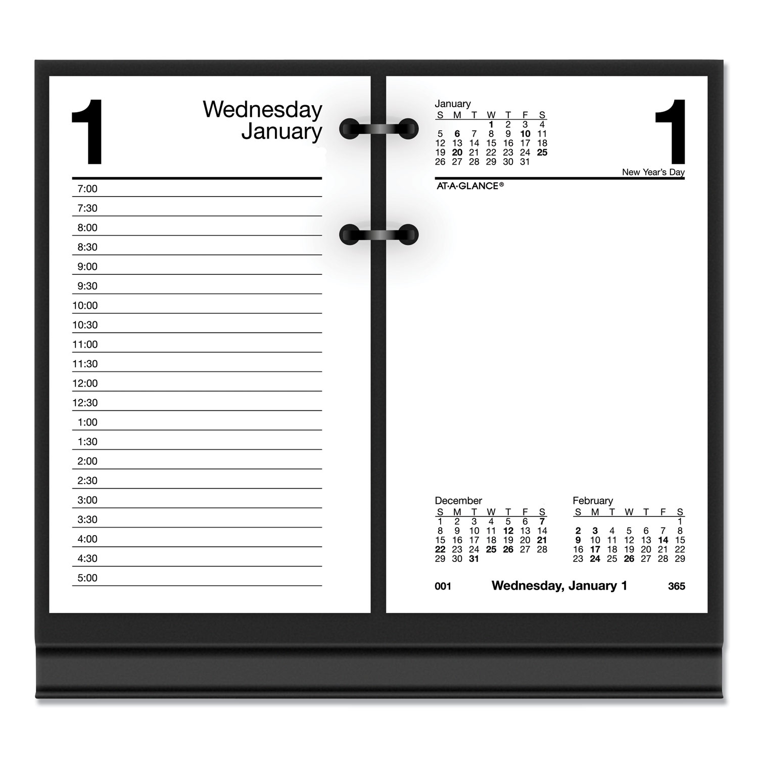 AAGE71750 AtAGlance Desk Calendar Refill Zuma