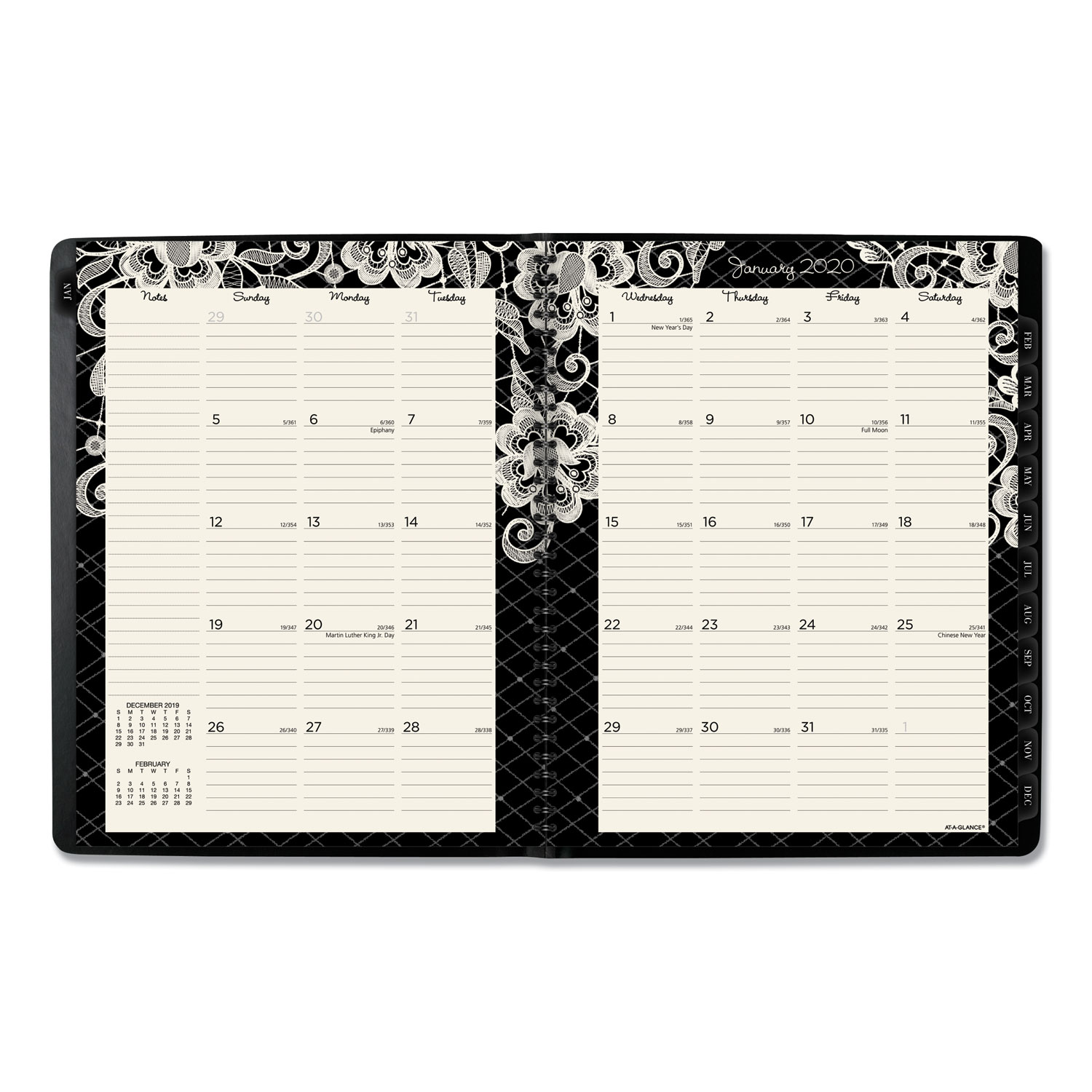Lacey Professional Weekly/Monthly Appointment Book, 11 3/8 x 9 1/4, 2020-2021