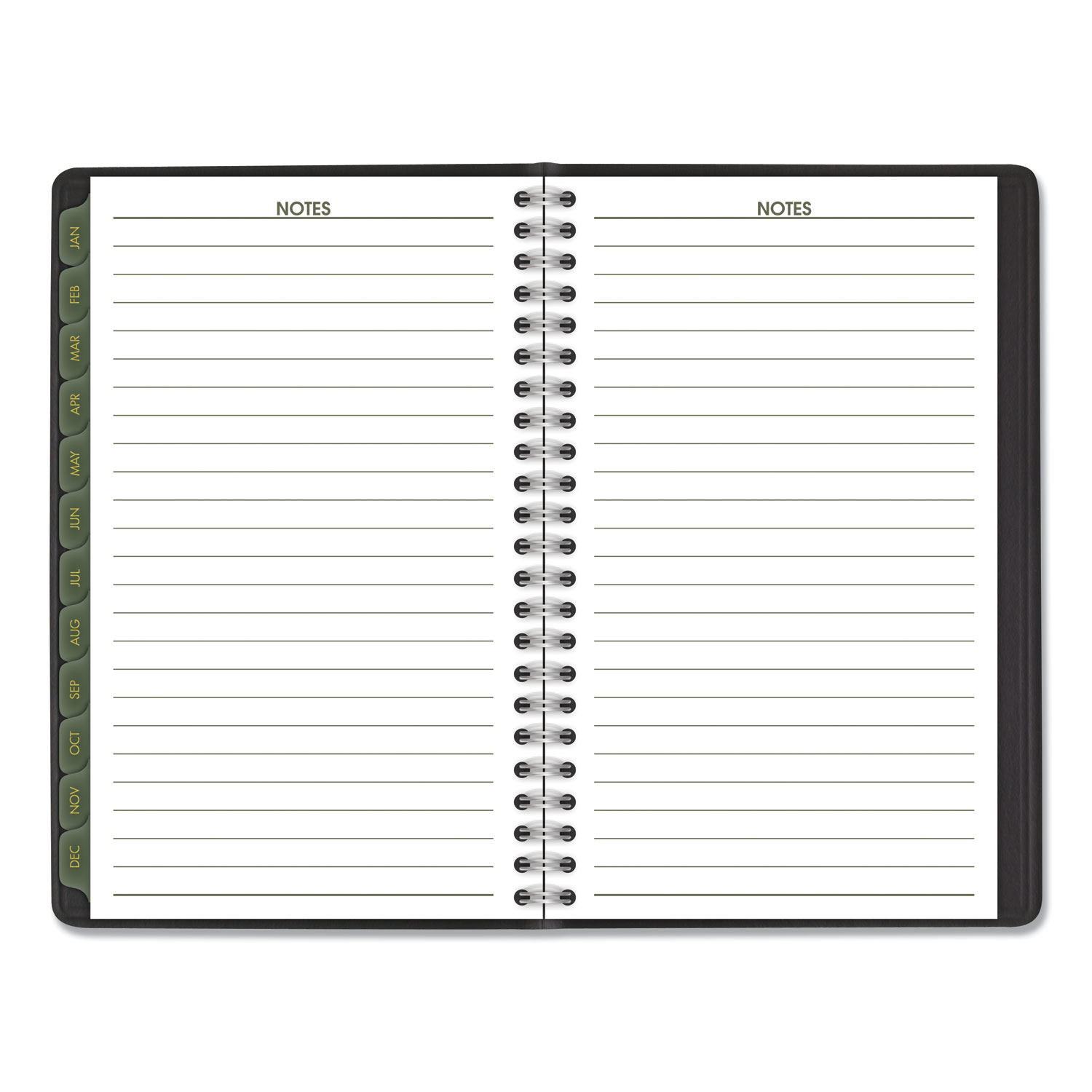 Recycled Weekly/Monthly Appointment Book, 8 x 4 7/8, Black, 2020