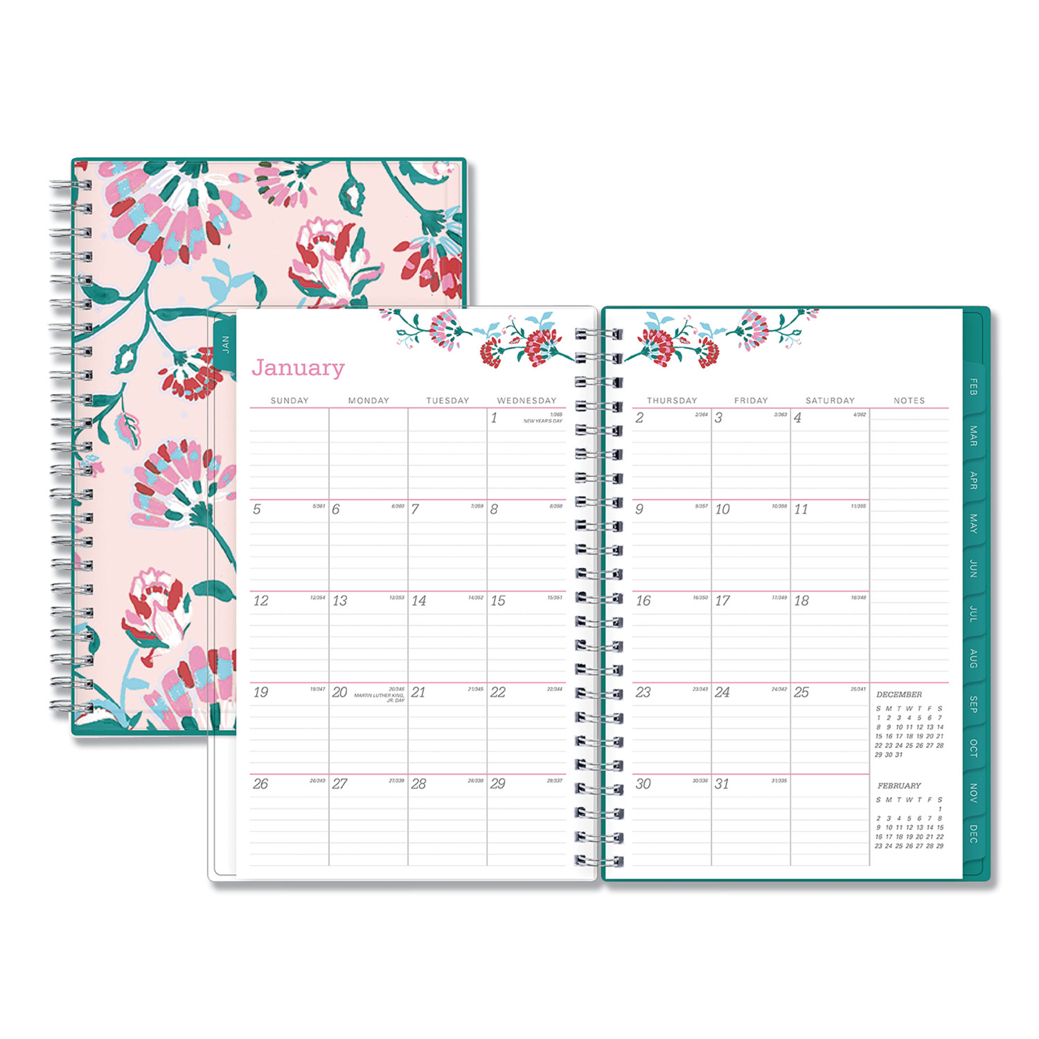  Blue Sky 101618 Breast Cancer Awareness Weekly/Monthly Planner, 8 x 5, 2020 (BLS101618) 