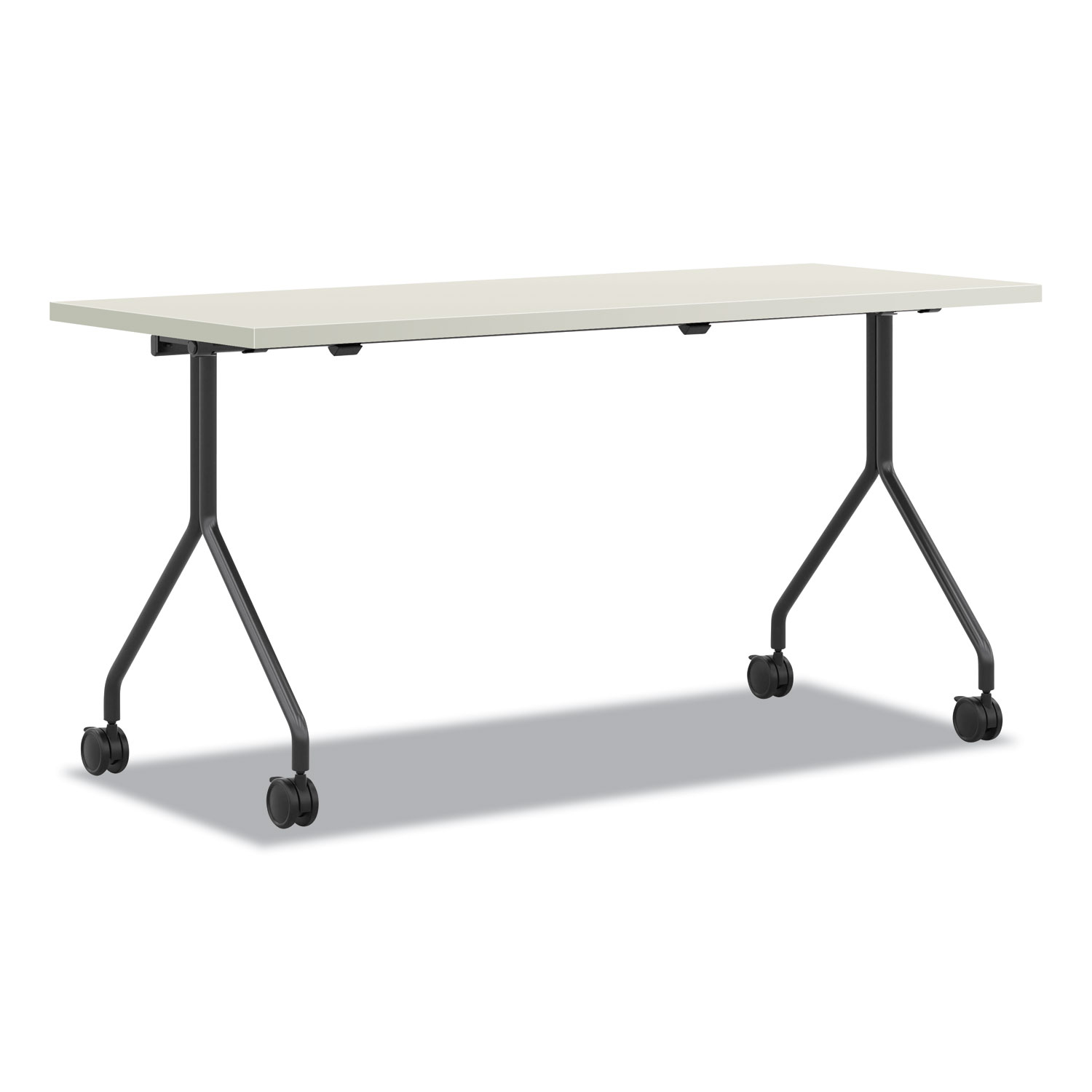 HON® Between Nested Multipurpose Tables, 48 x 24, Silver Mesh/Loft