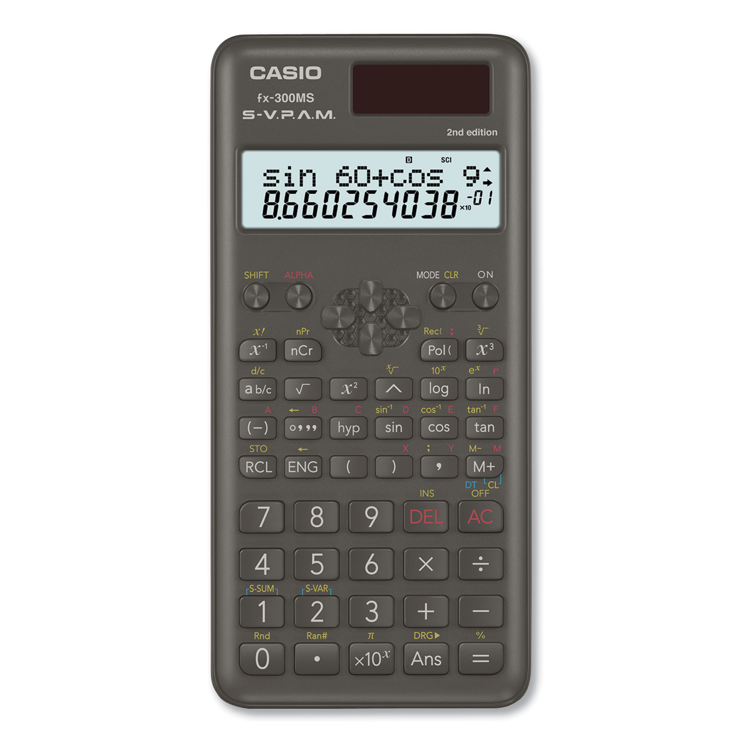  Casio FX300MSPLUS2 FX-300MSPLUS2 Scientific Calculator, 12-Digit LCD (CSOFX300MSPLUS2) 