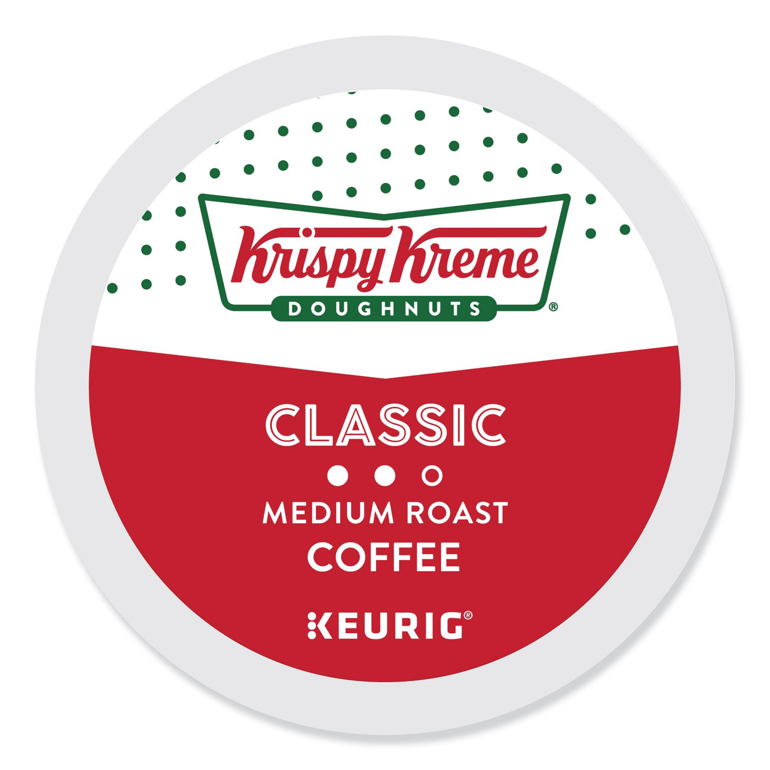 Krispy Kreme Doughnuts 6110 Classic Coffee K-Cups, Medium Roast, 24/Box (GMT6110) 