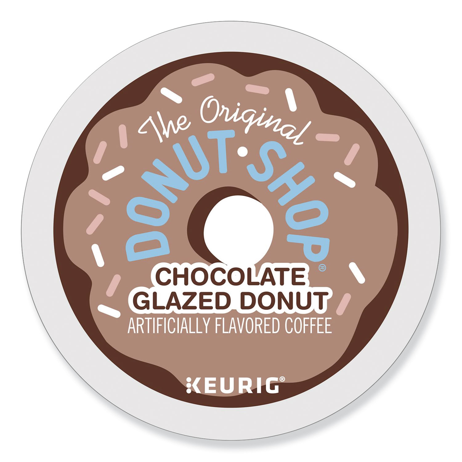  Donut House 6722 Chocolate Glazed Donut Coffee K-Cups, 24/Box (GMT6722) 
