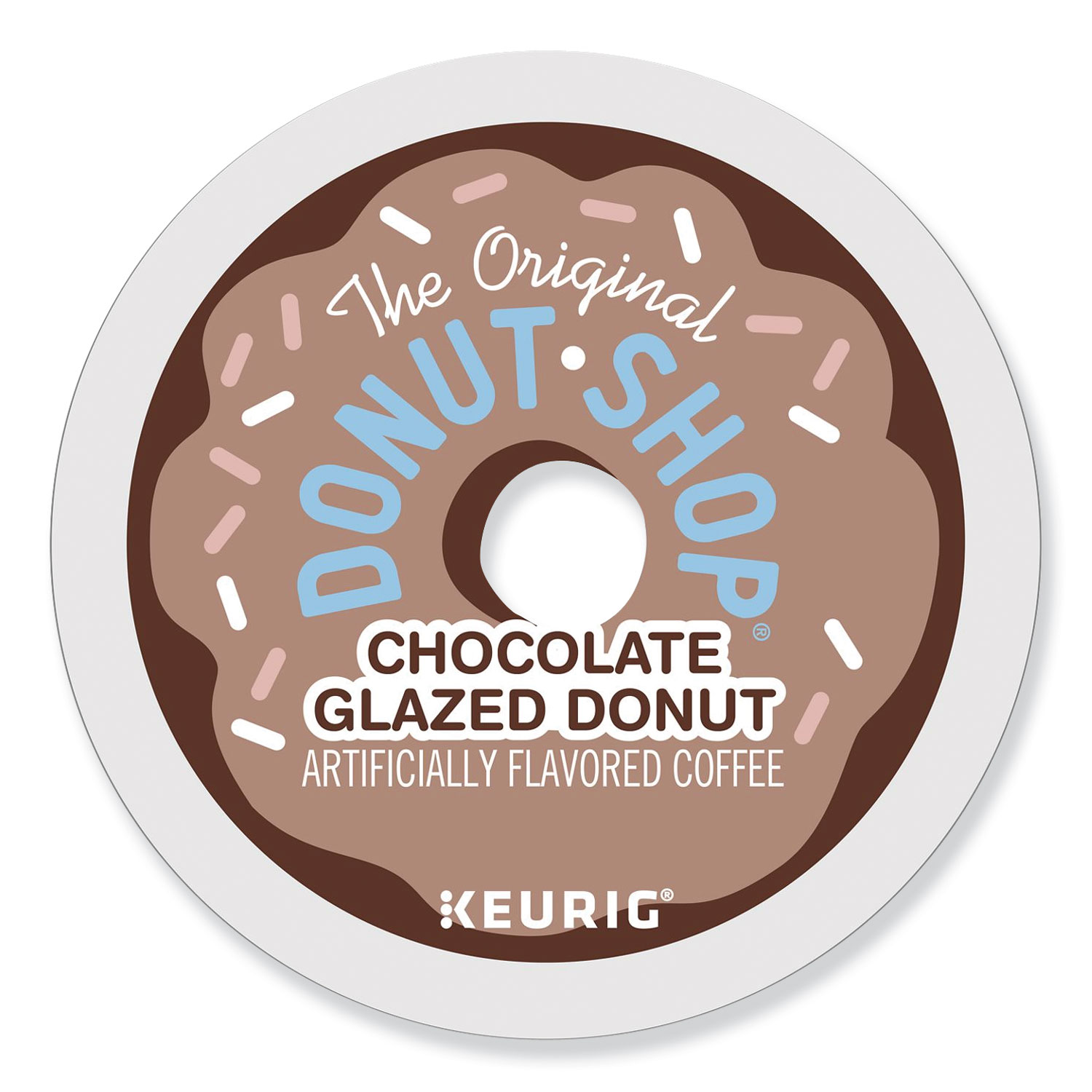  Donut House 6722 Chocolate Glazed Donut Coffee K-Cups, 96/Carton (GMT6722CT) 