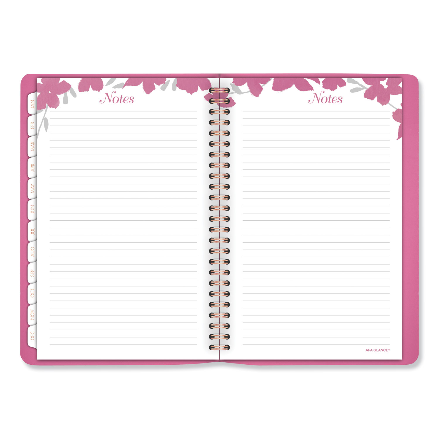 Sorbet Weekly/Monthly Planner, 8 1/2 x 6 1/4, Pink/White, 2020