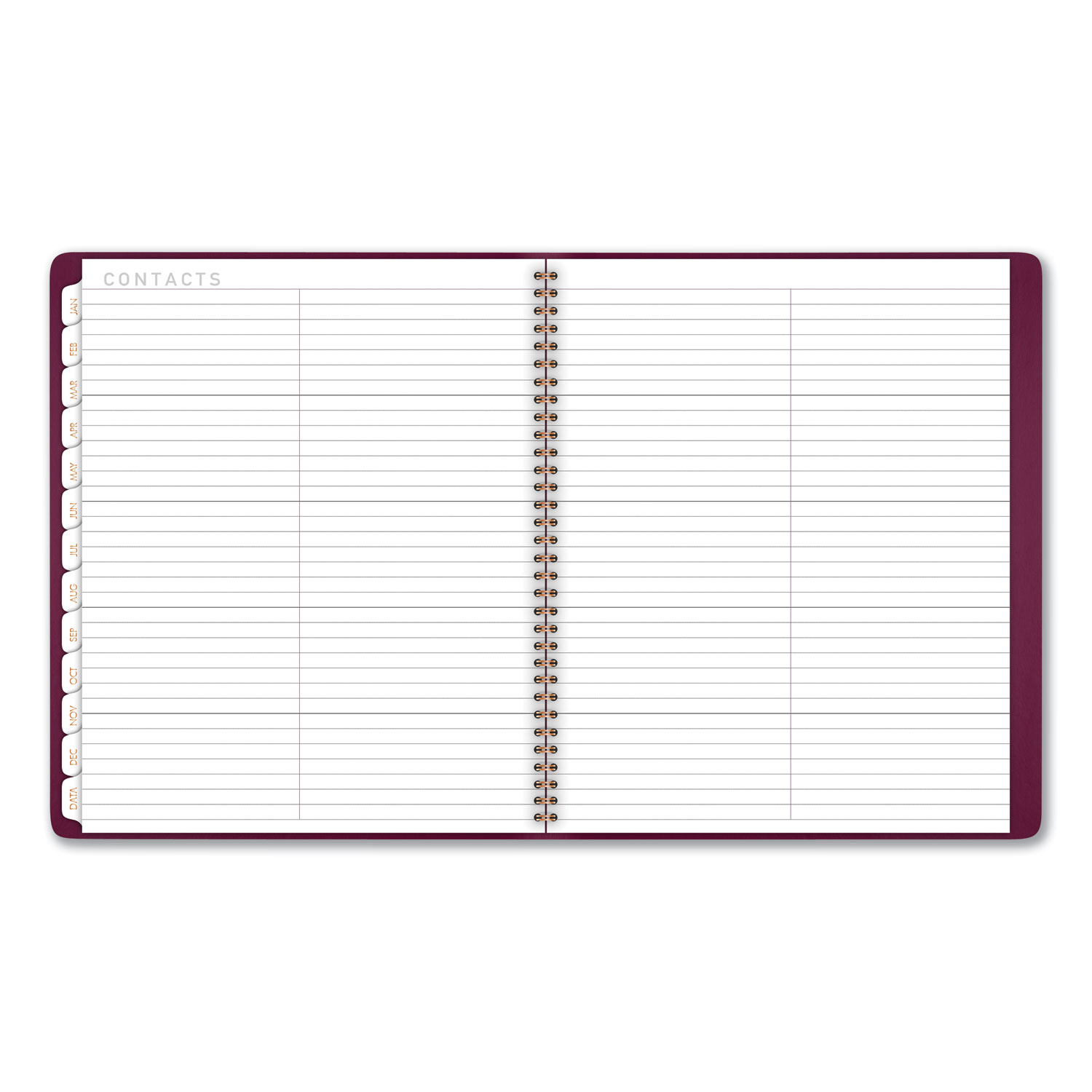Contemporary Monthly Planner, 11 1/8 x 9 1/2, Purple, 2020