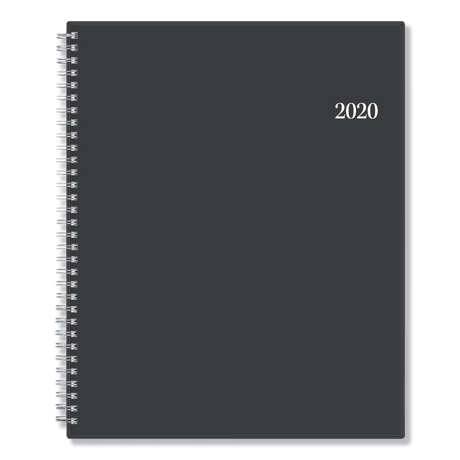 Passages Weekly/Monthly Wirebound Planner, Vertical Format, 11 x 8 1/2, Black Cover, 2020