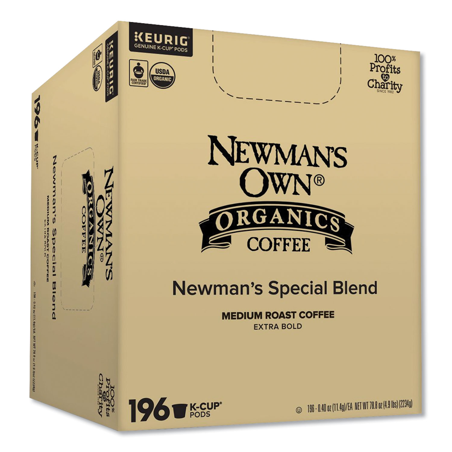  Newman's Own Organics 7993 Newman's Special Blend Bulk K-Cups, 196/Carton (GMT7993) 