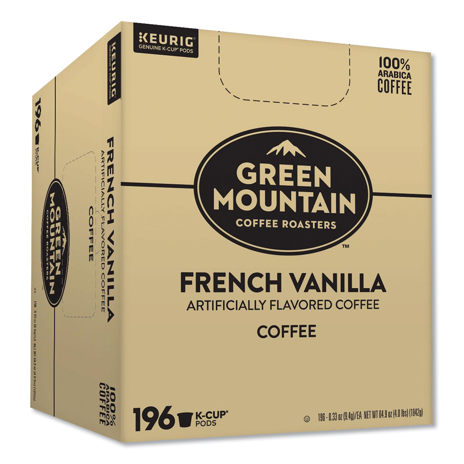  Green Mountain Coffee 7999 Colombia French Vanilla Bulk K-Cups, 196/Carton (GMT7999) 