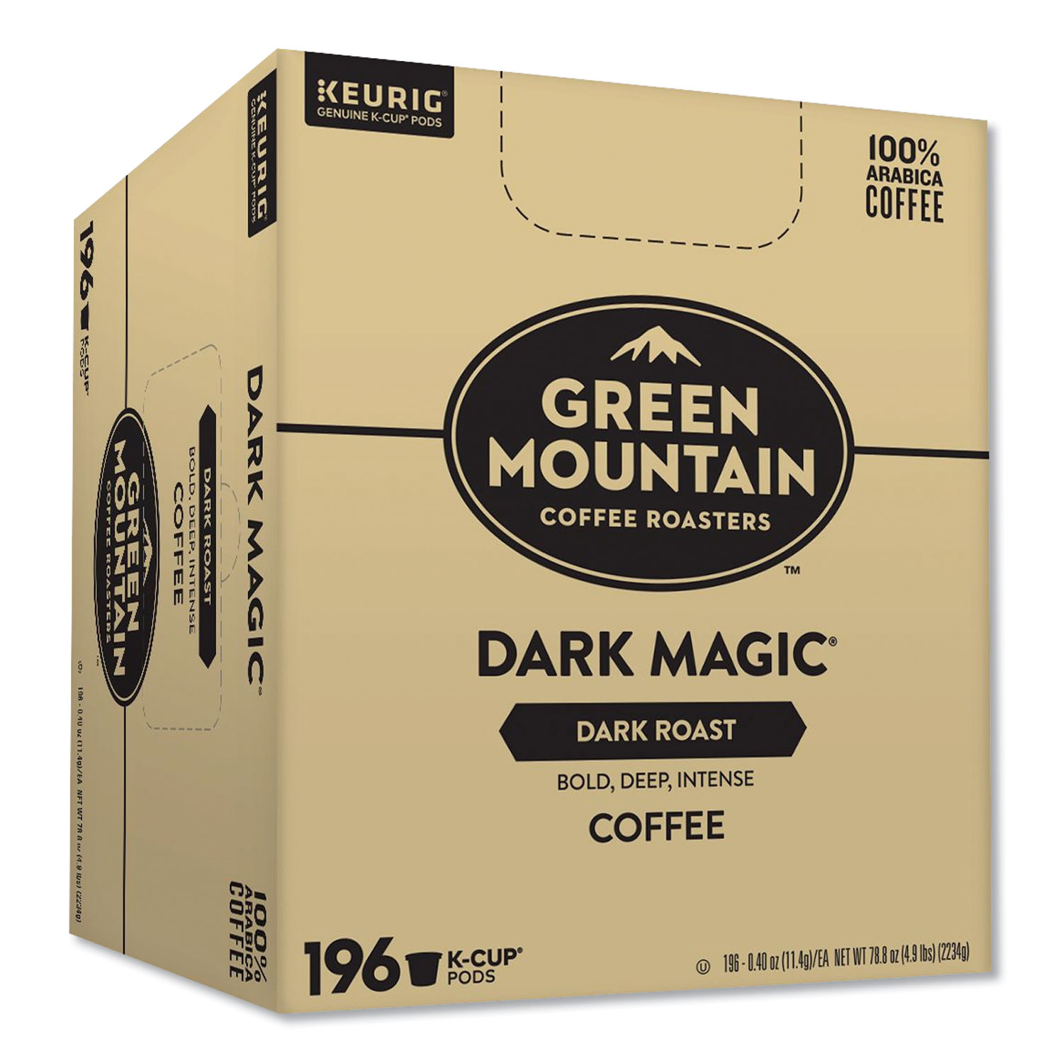  Green Mountain Coffee 7994 Dark Magic Bulk K-Cups, 196/Carton (GMT7994) 
