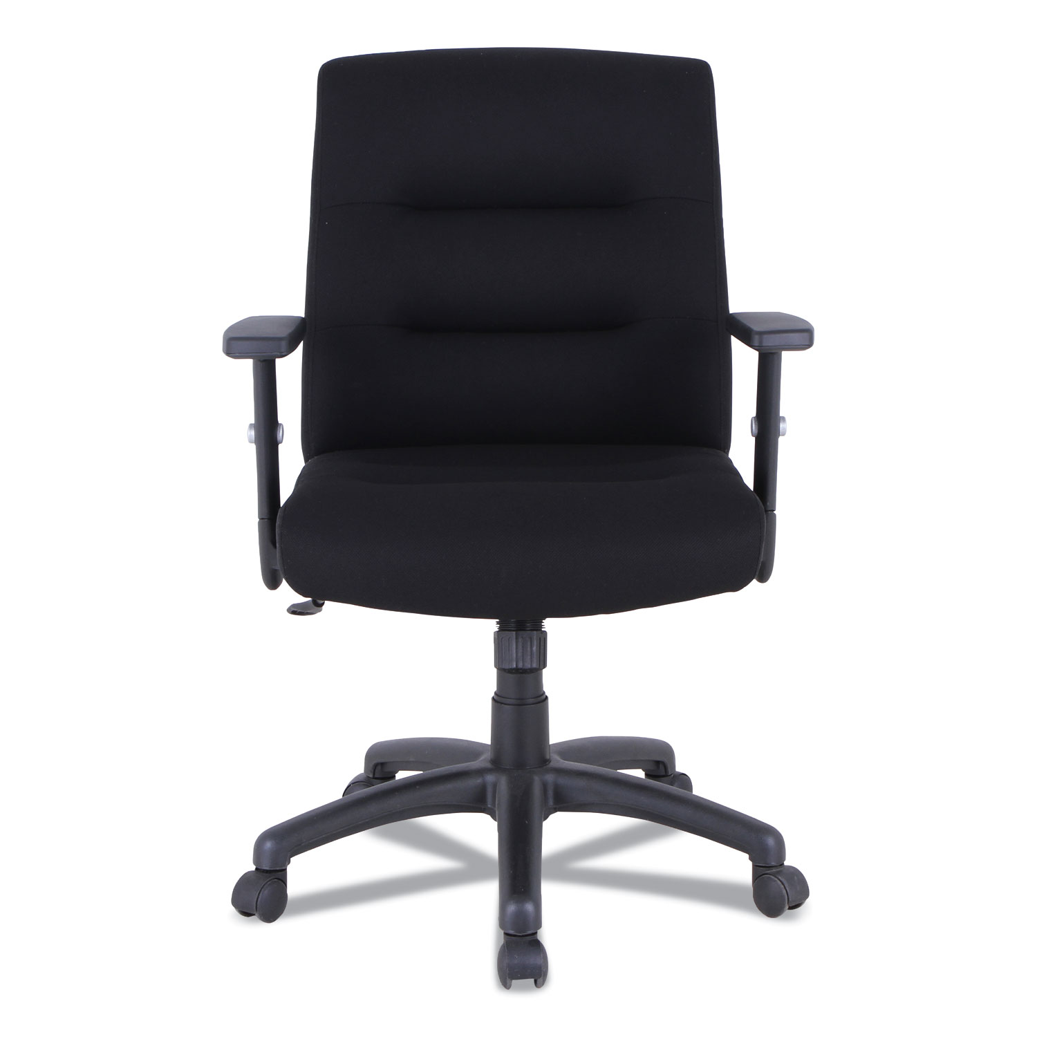 Alera Kesson Series Petite Office Chair, Supports up to 300 lbs., Black Seat/Black Back, Black Base