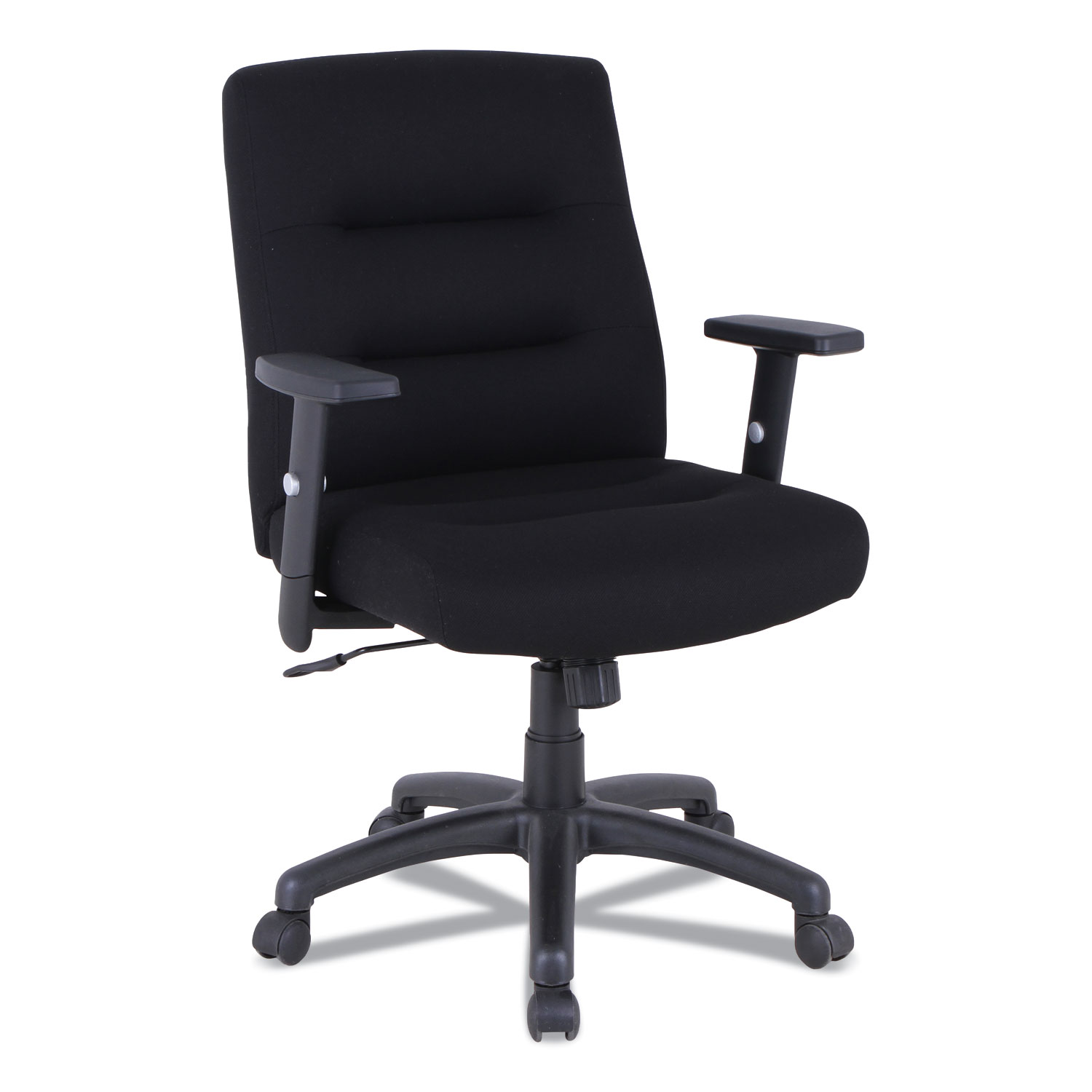  Alera 12010-03B Alera Kesson Series Petite Office Chair, Supports up to 300 lbs., Black Seat/Black Back, Black Base (ALEKS4010) 