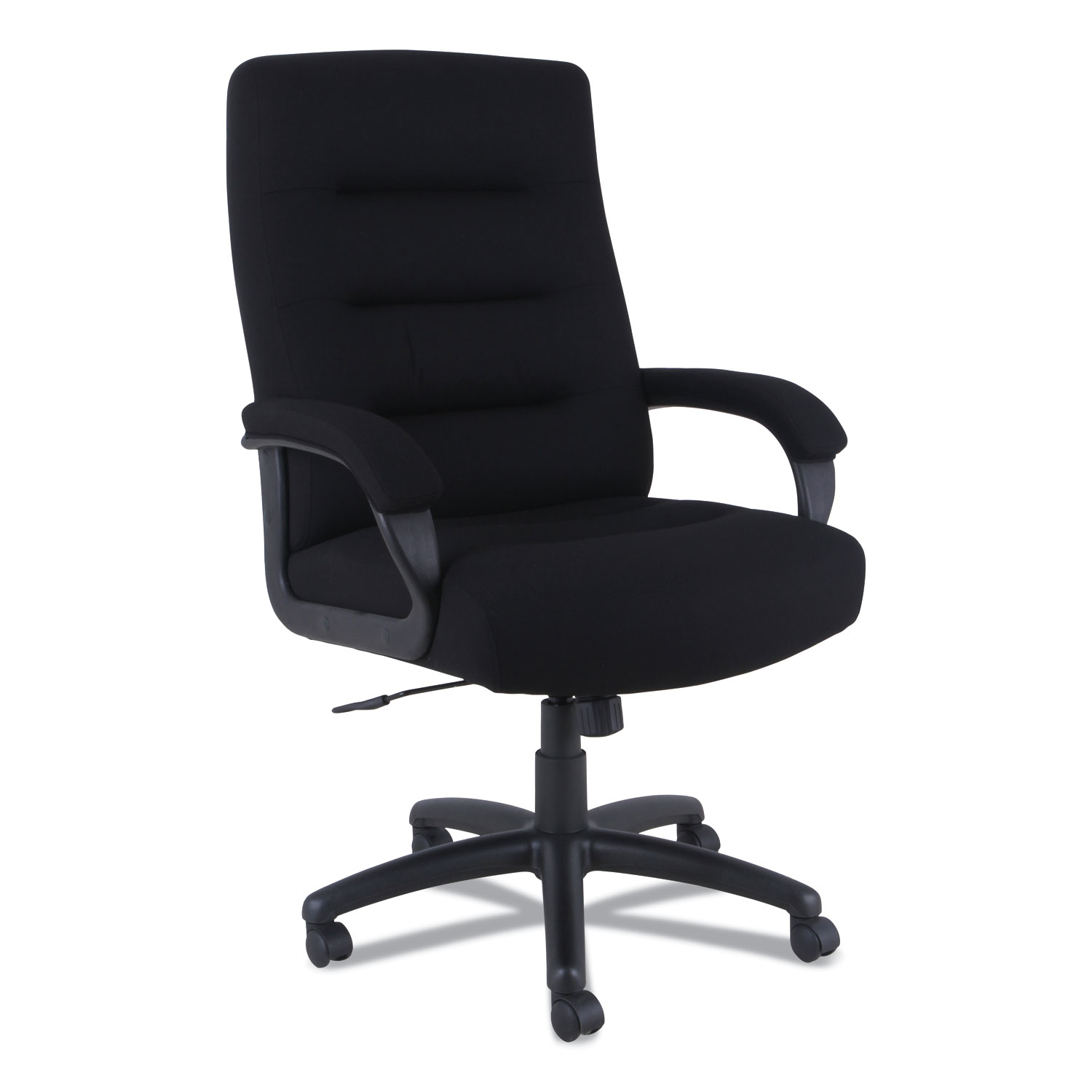  Alera 12010-01D Alera Kesson Series High-Back Office Chair, Supports up to 300 lbs., Black Seat/Black Back, Black Base (ALEKS4110) 
