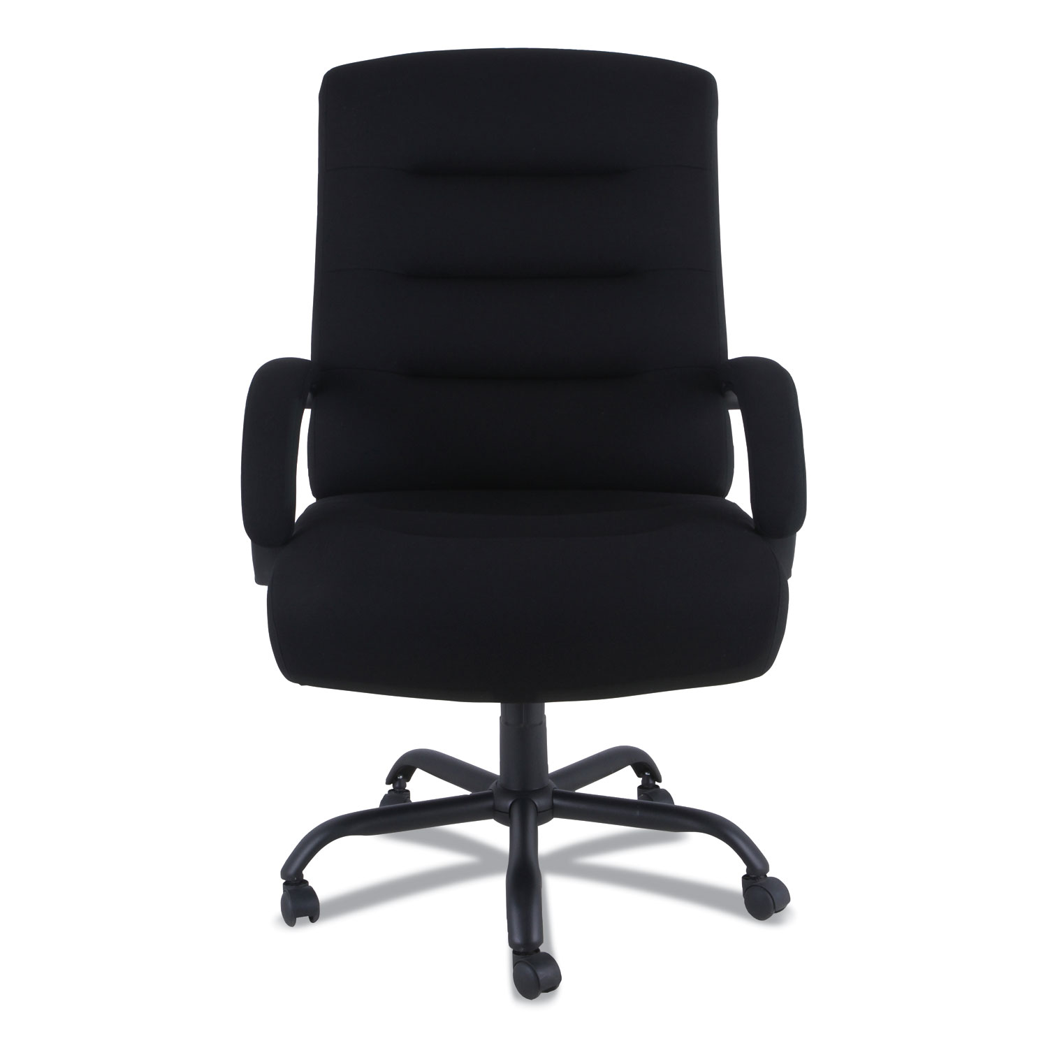 Alera Kesson Series Big and Tall Office Chair, 25.4 Seat Height, Supports up to 450 lbs., Black Seat/Black Back, Black Base
