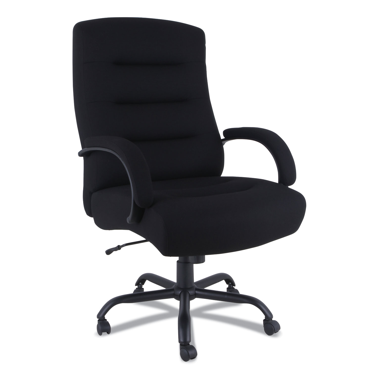  Alera 12010-00 Alera Kesson Series Big and Tall Office Chair, 25.4 Seat Height, Supports up to 450 lbs., Black Seat/Black Back, Black Base (ALEKS4510) 