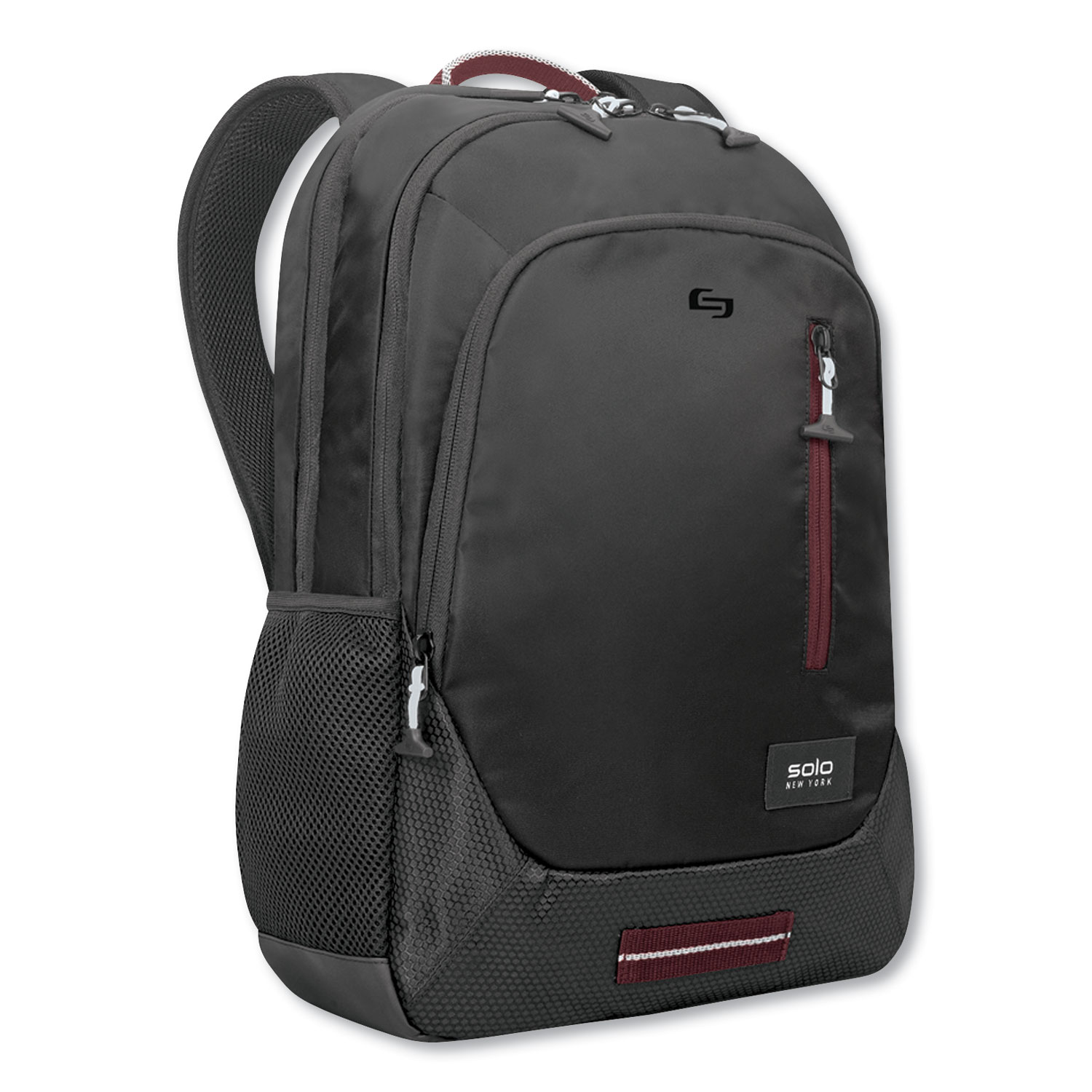 Region Backpack, For 15.6 Laptops, 13 x 5 x 19, Black