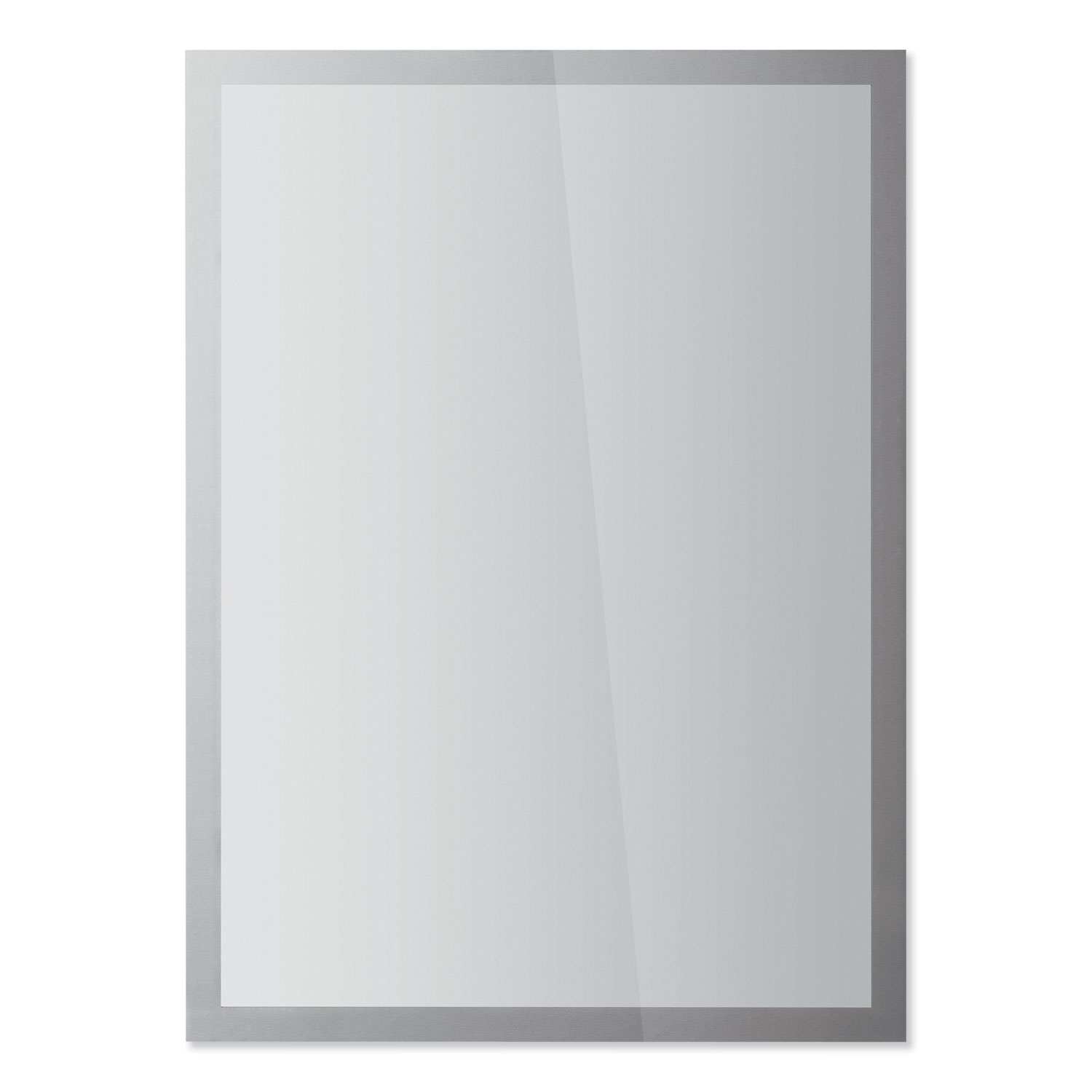 Durable® DURAFRAME SUN Sign Holder, 11 x 17, Silver Frame, 2/Pack