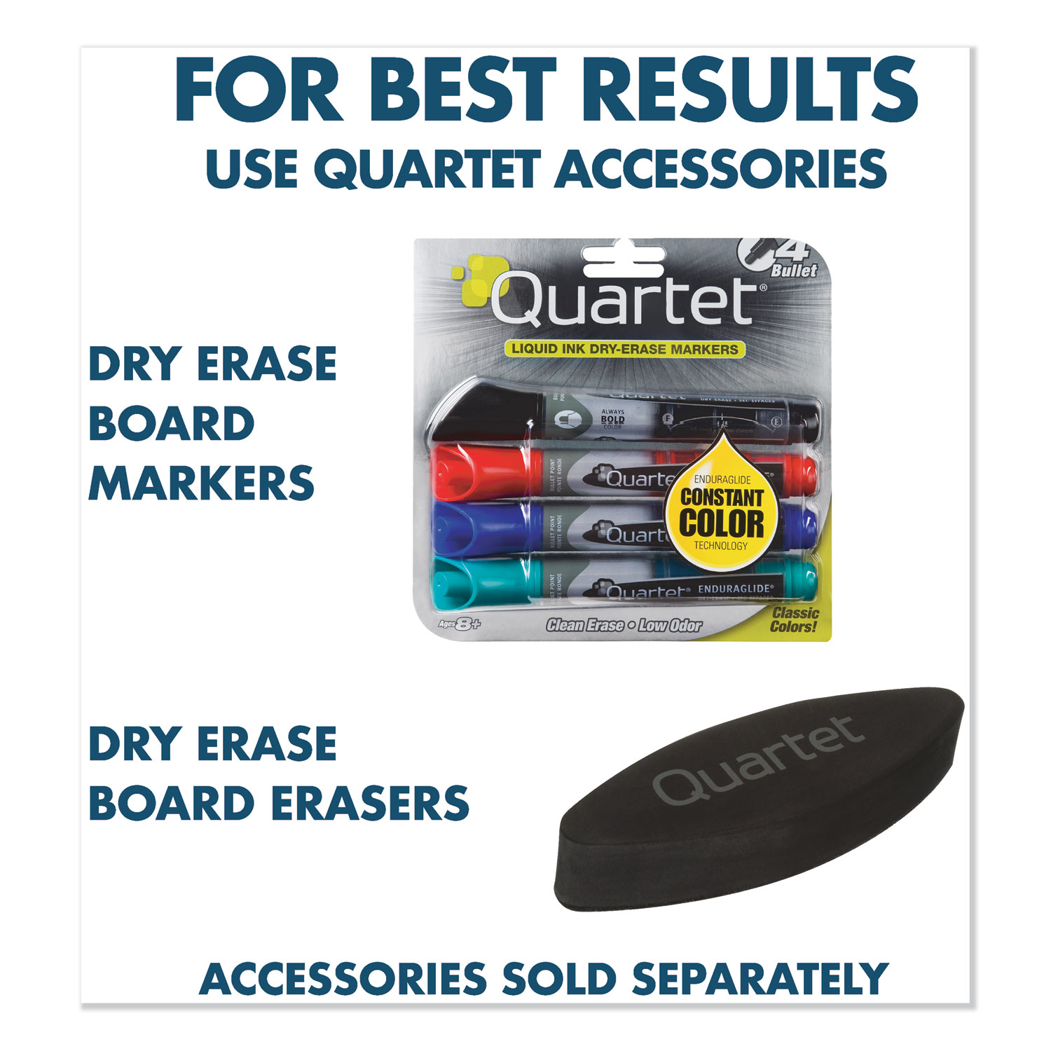 Melamine Surface 36 x 24 Quartet Dry Erase Board MEA85356 Aluminum Frame 