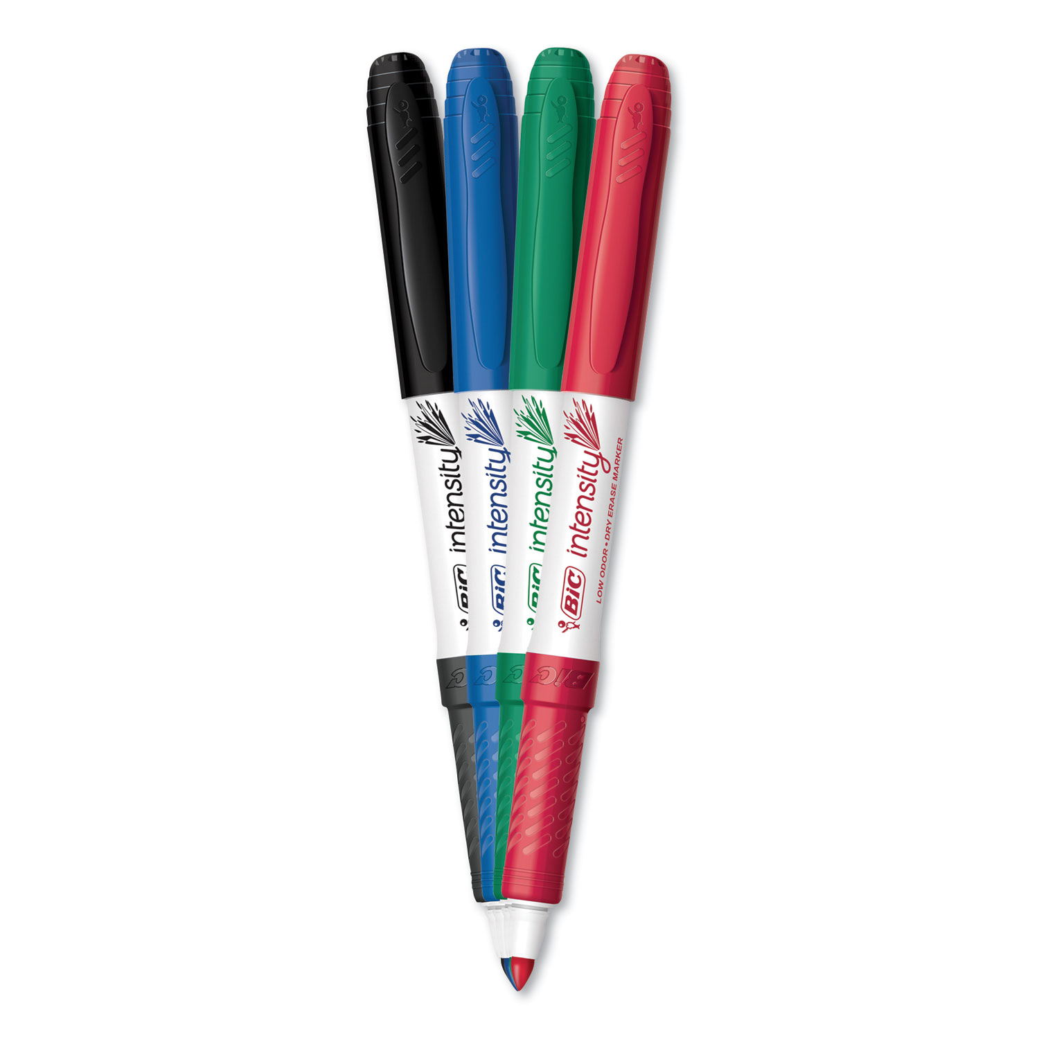 Intensity Low Odor Fine Point Dry Erase Marker, Fine Bullet Tip, Assorted  Colors, 4/Set - mastersupplyonline