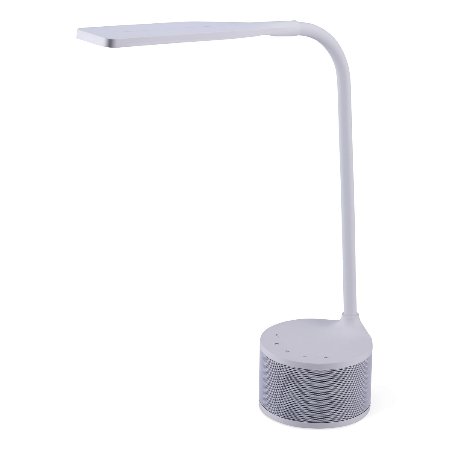  Bostitch VLED1817 LED Bluetooth Speaker Lamp with USB, 2 Prong, 4.33w x 14.57h, White (BOSVLED1817) 