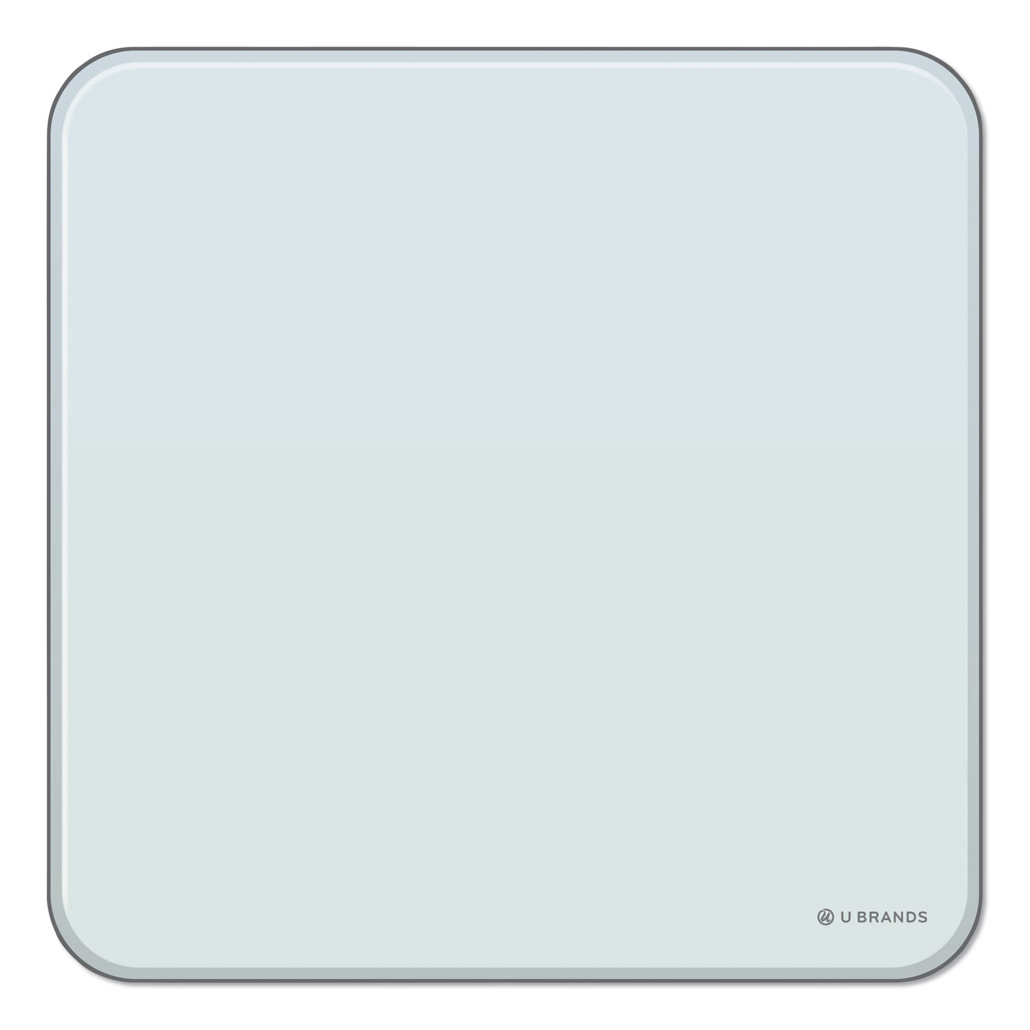  U Brands 3690U00-01 Cubicle Glass Dry Erase Board, 12 x 12, White (UBR3690U0001) 