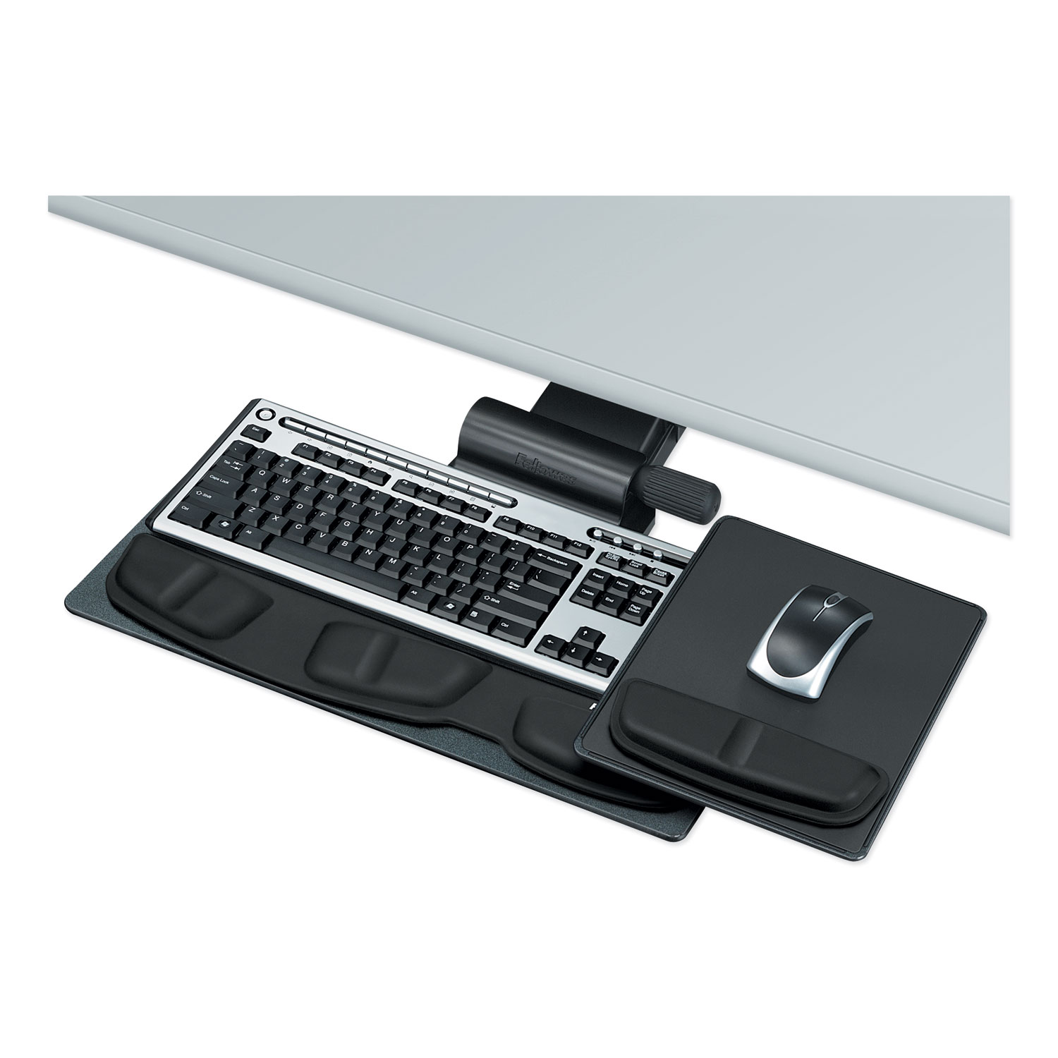  Fellowes 8036001 Professional Premier Series Adjustable Keyboard Tray, 19w x 10.63d, Black (FEL8036001) 