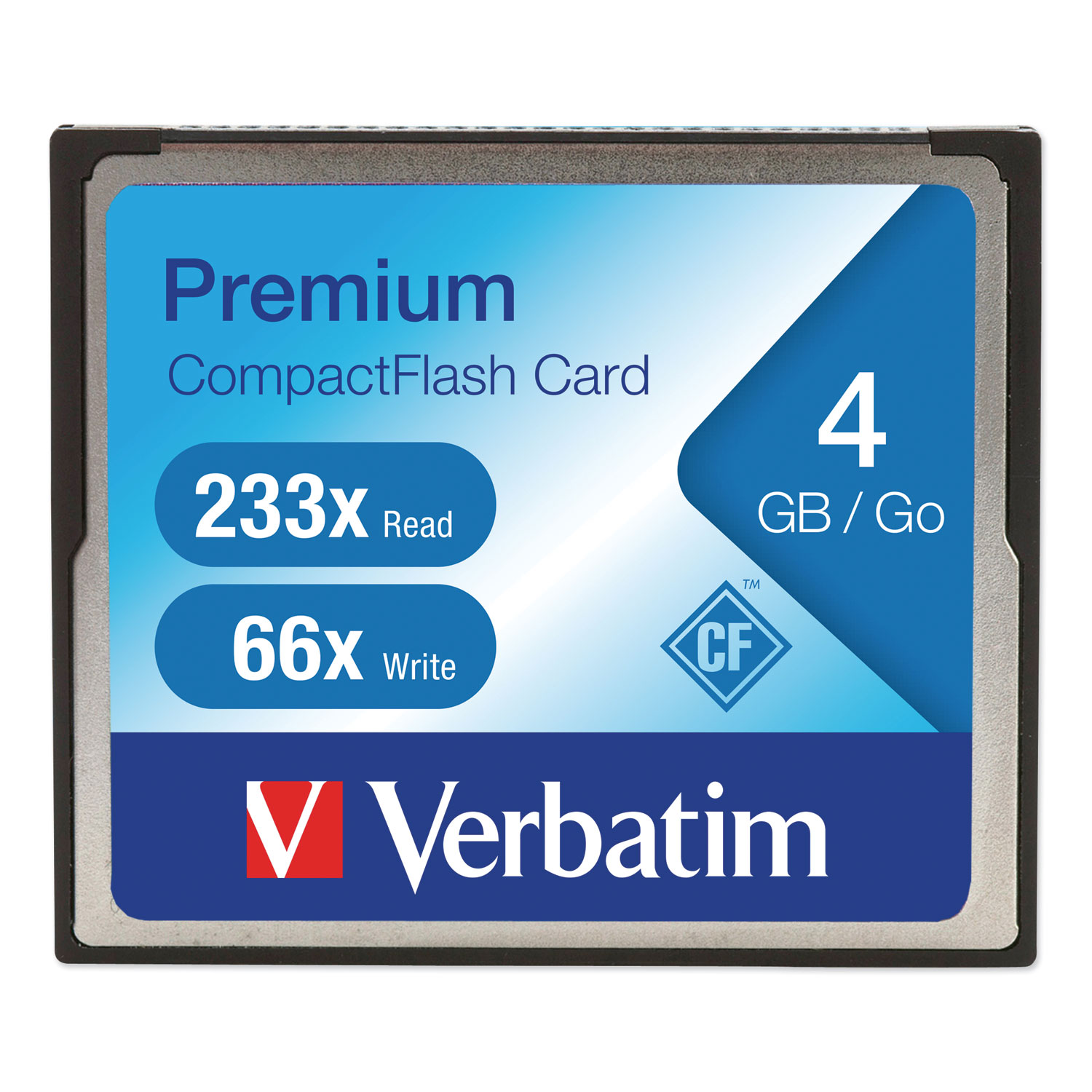  Verbatim 95500 4GB 66X Premium CompactFlash Memory Card (VER95500) 