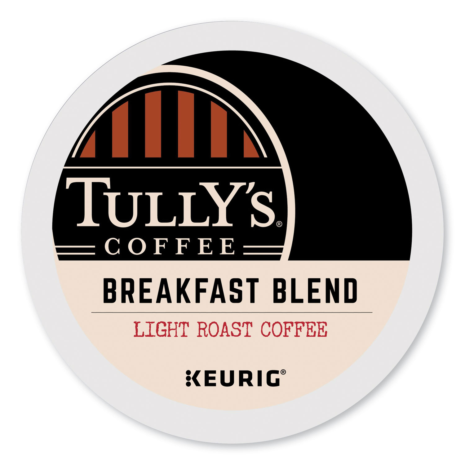  Tully's Coffee 192719 Breakfast Blend Coffee K-Cups, 96/Carton (GMT192719CT) 