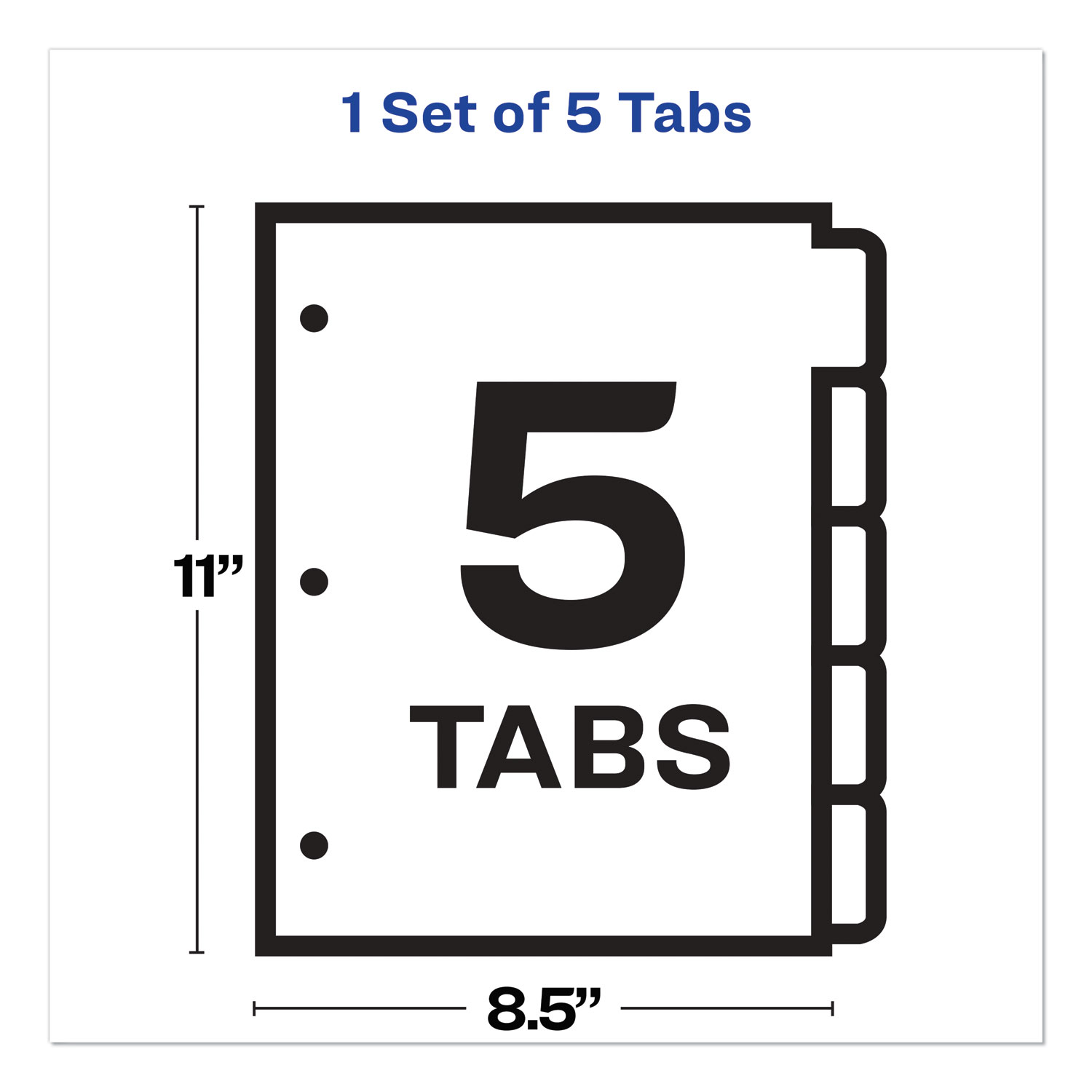 Office Depot 5 Tab Divider Template Master of Documents
