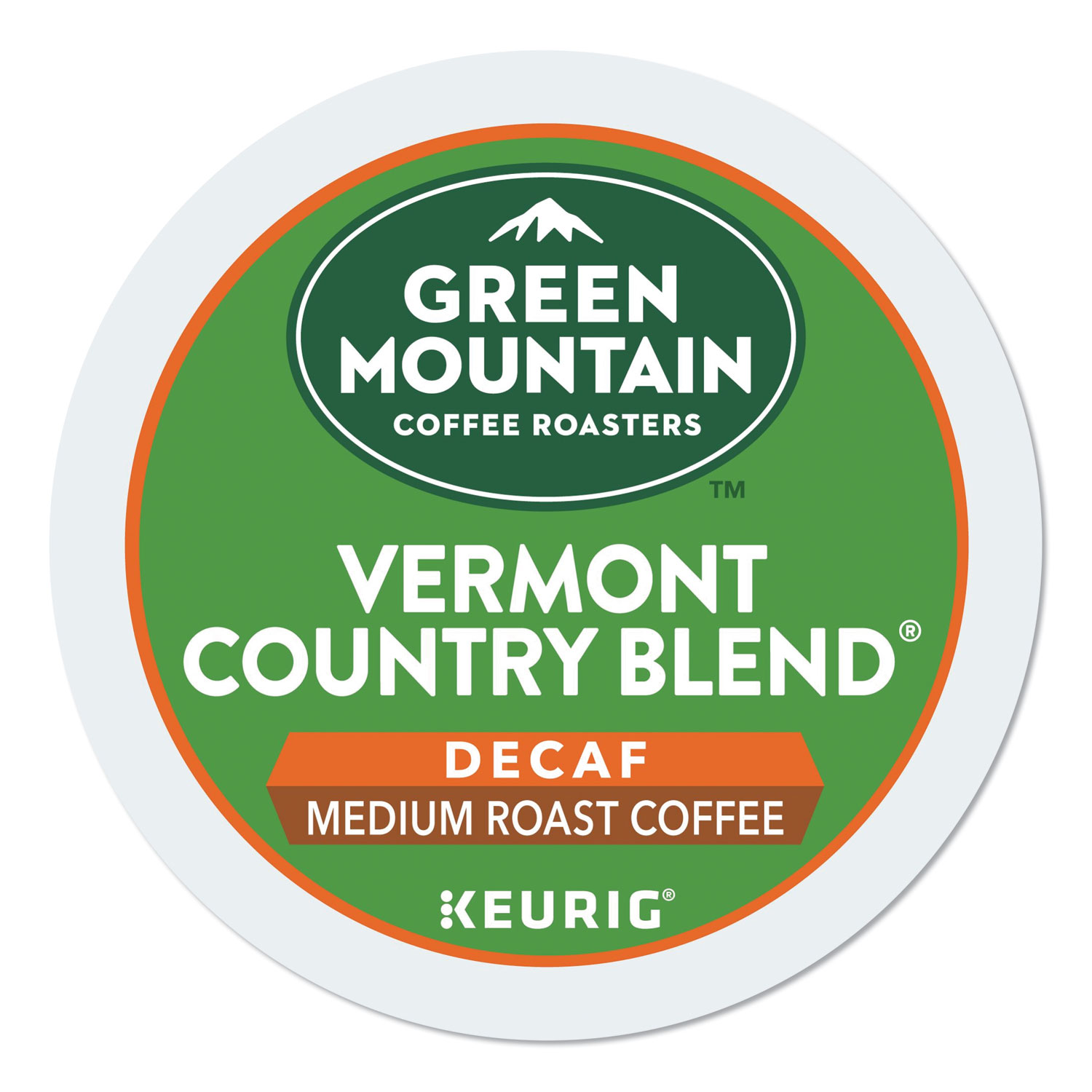  Green Mountain Coffee 7602 Vermont Country Blend Decaf Coffee K-Cups, 96/Carton (GMT7602CT) 