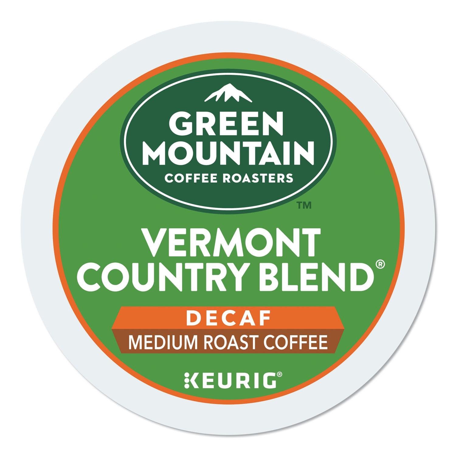  Green Mountain Coffee 7602 Vermont Country Blend Decaf Coffee K-Cups, 24/Box (GMT7602) 