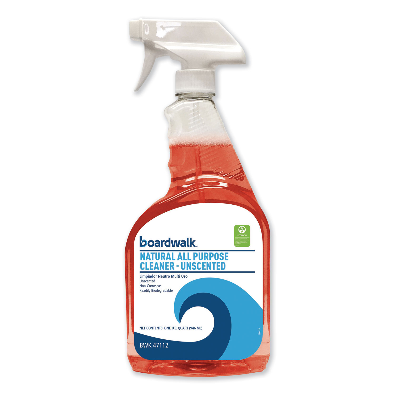  Boardwalk 954100-12ESSN All-Natural Bathroom Cleaner, 32 oz Spray Bottle, 12/Carton (BWK47712) 