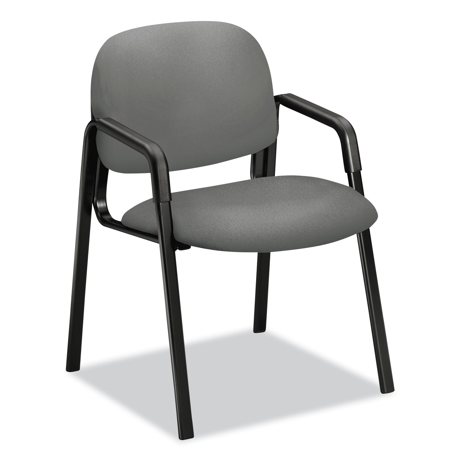  HON HON4003CU22T Solutions Seating 4000 Series Leg Base Guest Chair, 23.5 x 24.5 x 32, Frost Seat, Frost Back, Black Base (HON4003CU22T) 