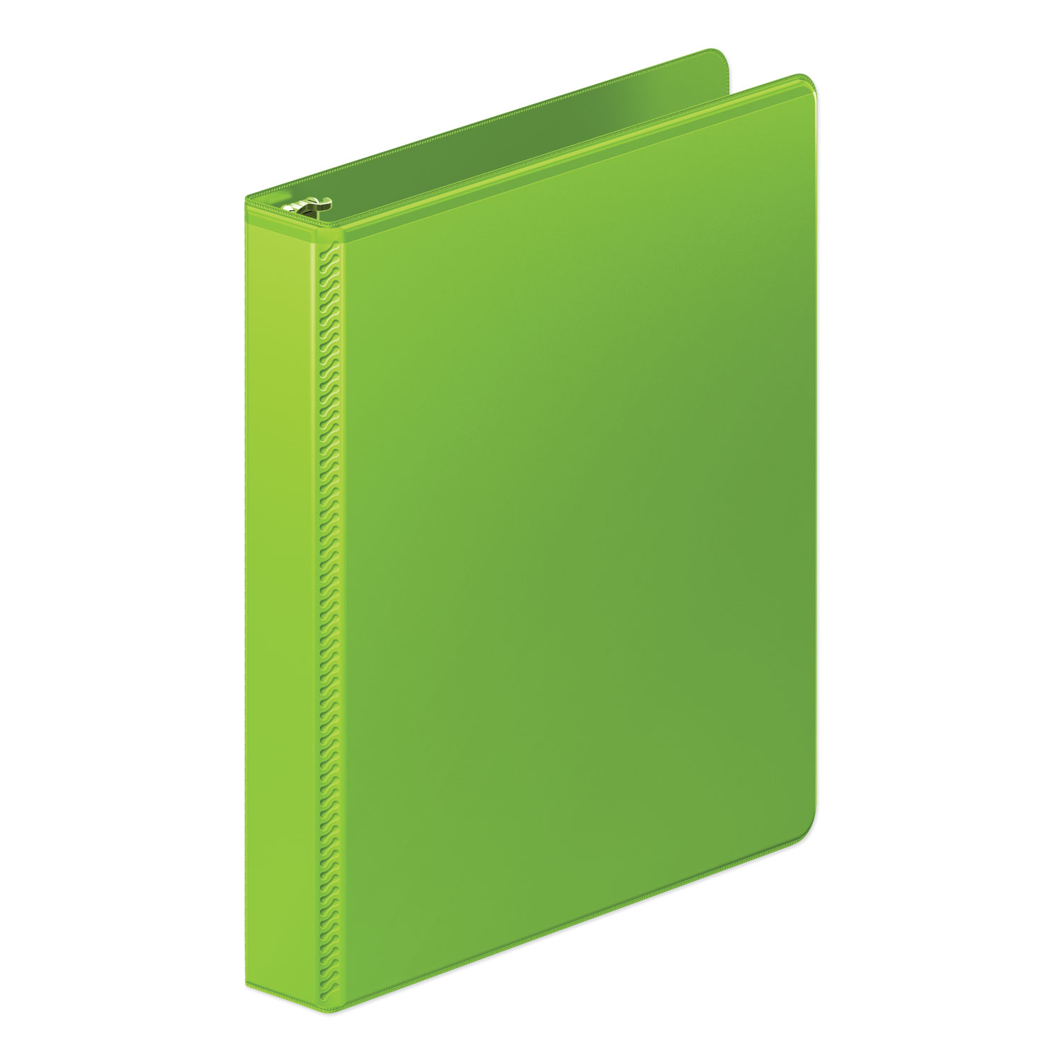  Wilson Jones W363-14-376PP Heavy-Duty Round Ring View Binder with Extra-Durable Hinge, 3 Rings, 1 Capacity, 11 x 8.5, Chartreuse (WLJ36314376) 