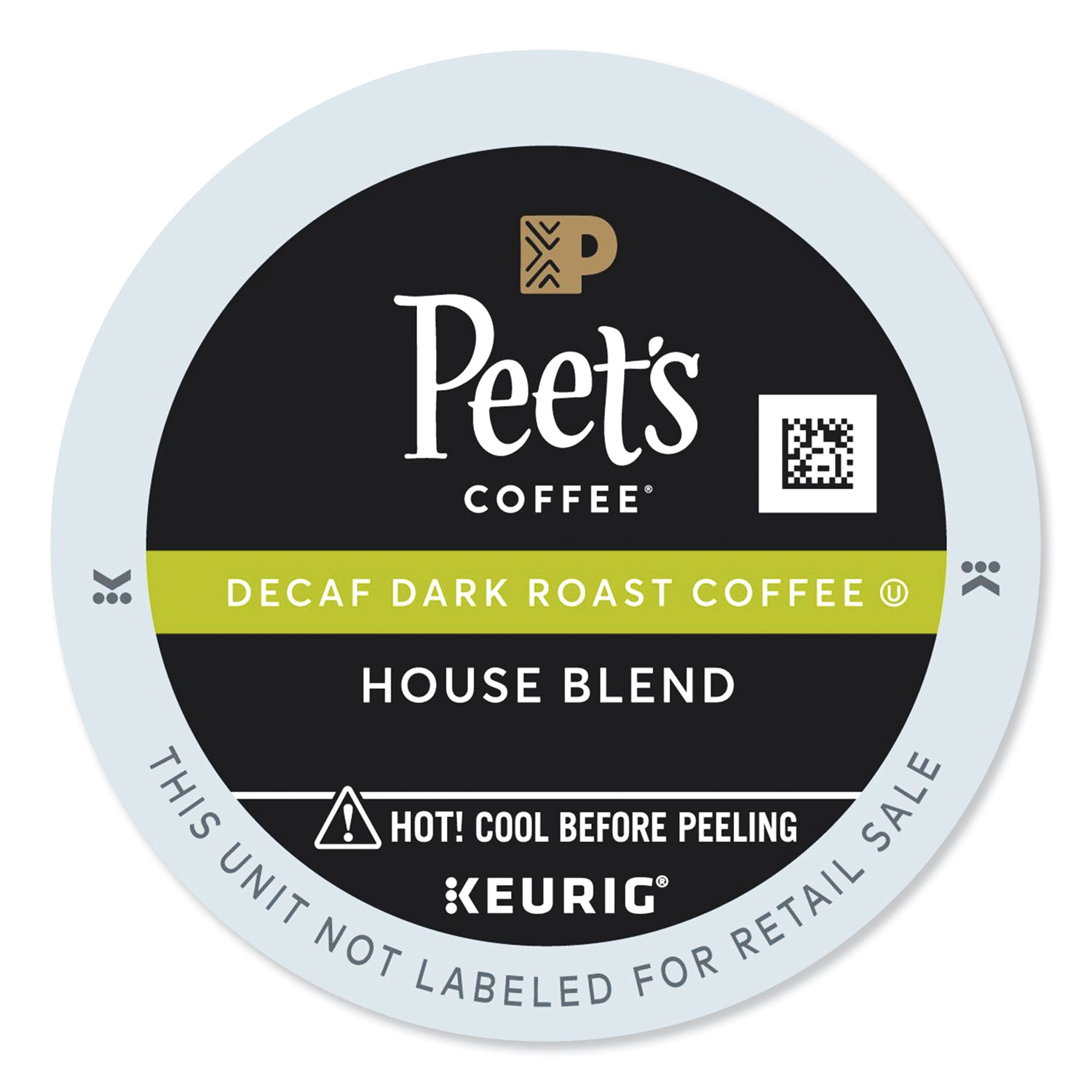  Peet's Coffee & Tea 6544 House Blend Decaf  K-Cups, 22/Box (GMT6544) 