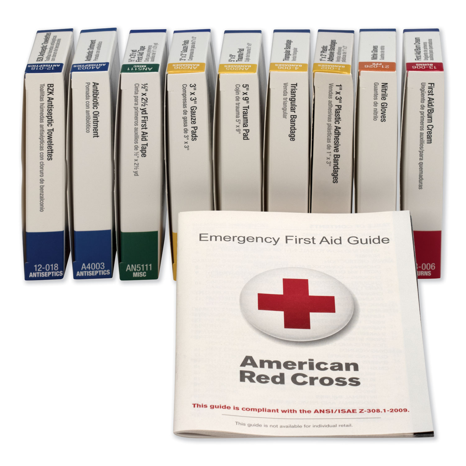  First Aid Only 740010 ANSI Compliant 10 Person First Aid Kit Refill, 63-Pieces (FAO740010) 