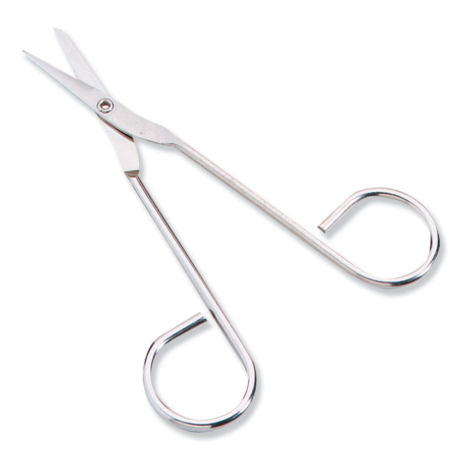  First Aid Only FAE-6004 Scissors, Pointed Tip, 4.5 Long, Nickel Straight Handle (FAOFAE6004) 