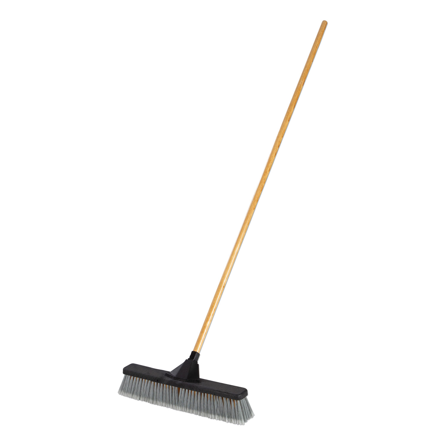  Rubbermaid Commercial 2040055 Push Brooms, 18, PET Bristles, For Heavy Debris, Black/Gray (RCP2040055) 