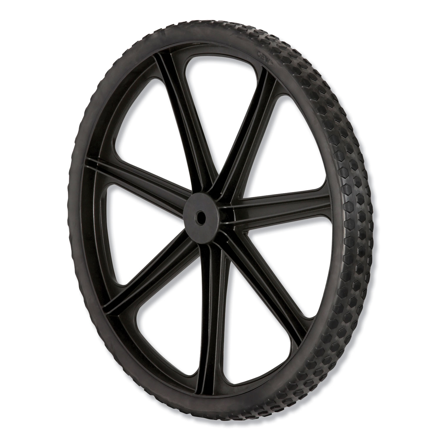  Rubbermaid Commercial M1564200 Wheel for 5642, 5642-61 Big Wheel Cart, 20 diameter, Black (RCPM1564200) 