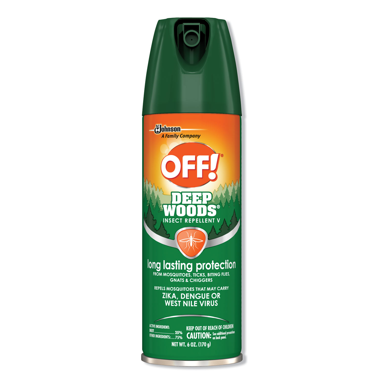  OFF! 611081 Deep Woods Insect Repellent, 6oz Aerosol, 12/Carton (SJN611081) 