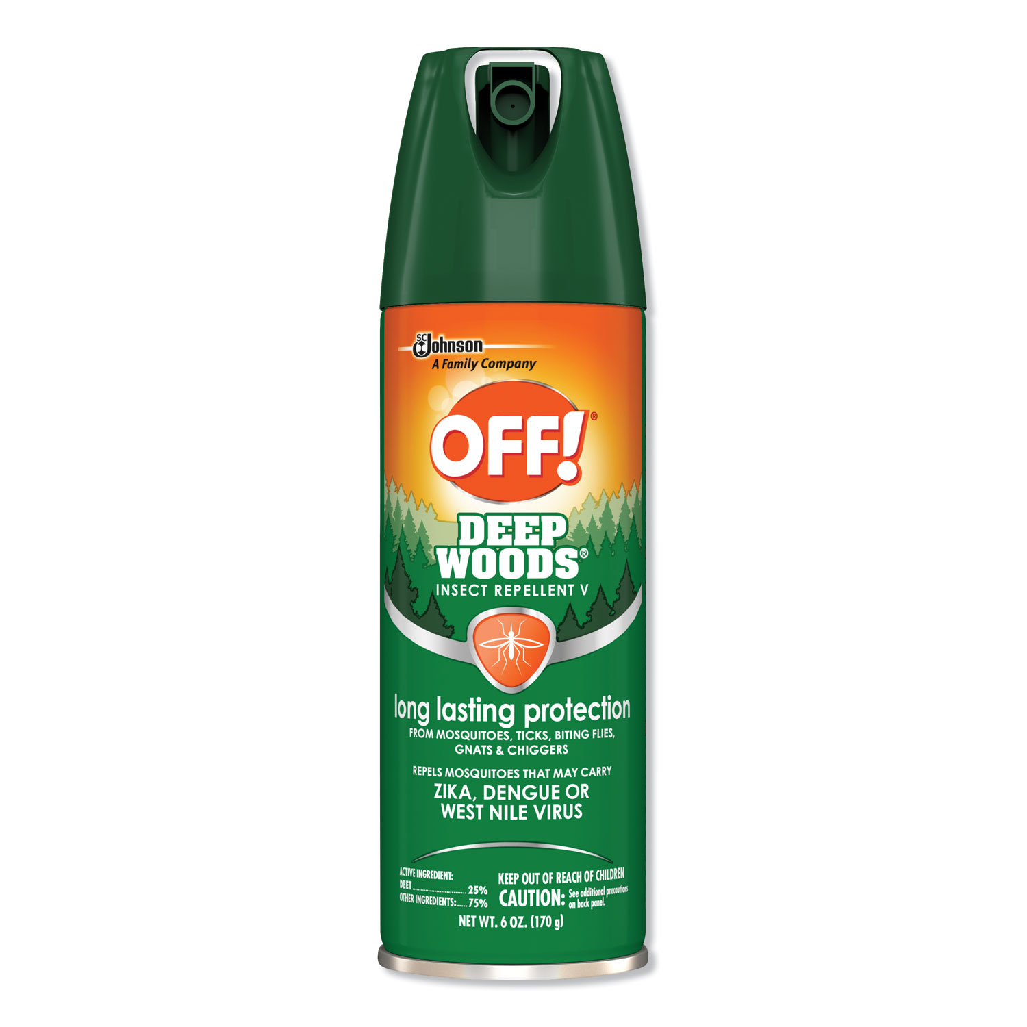 OFF! 611081EA Deep Woods Insect Repellent, 6oz Aerosol (SJN611081EA) 