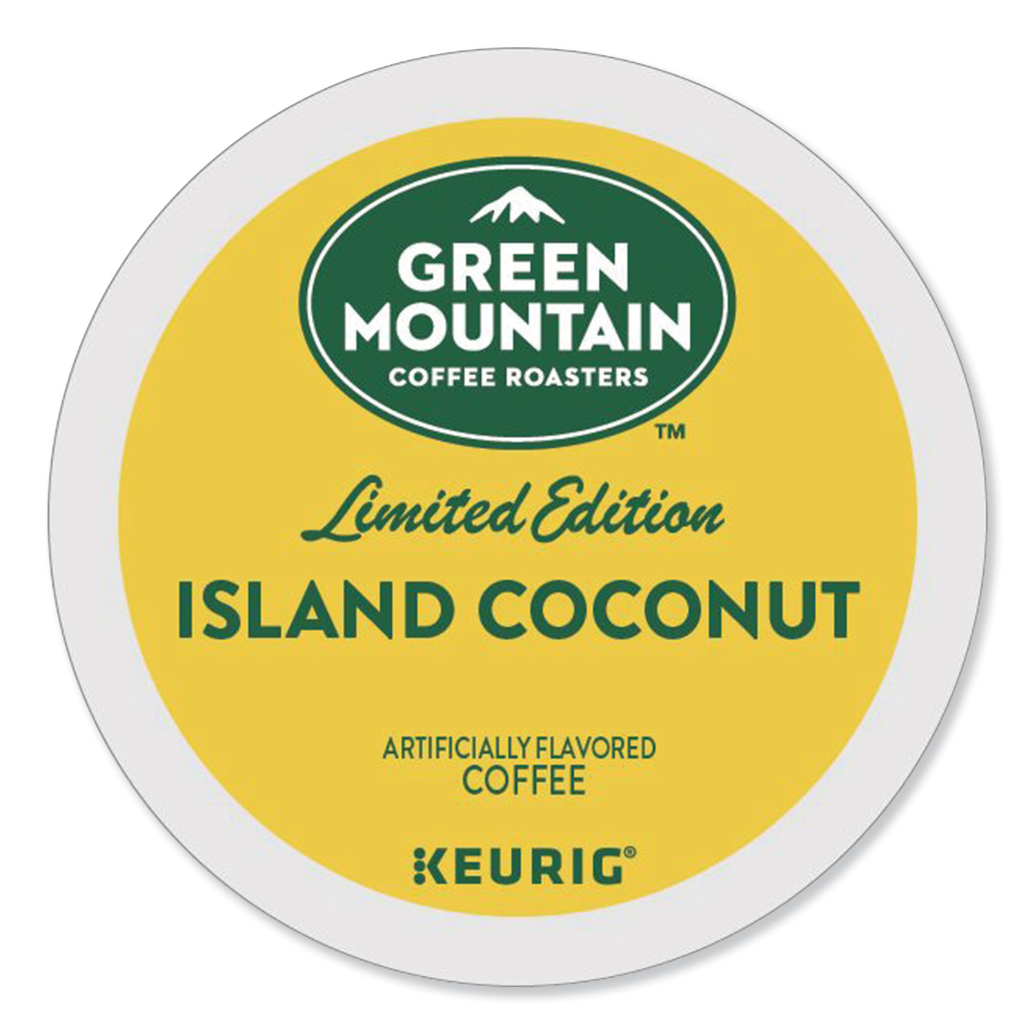  Green Mountain Coffee 6720 Island Coconut Coffee K-Cup Pods, 96/Carton (GMT6720CT) 