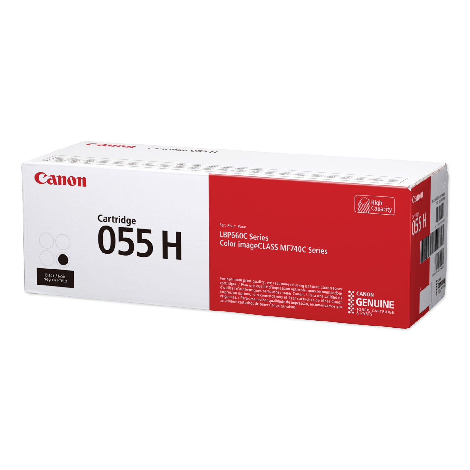  Canon 3020C001 3020C001 (055H) High-Yield Toner, 7,600 Page-Yield, Black (CNM3020C001) 
