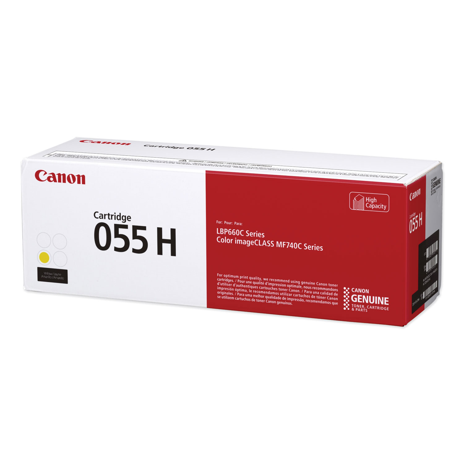  Canon 3017C001 3019C001 (055H) High-Yield Toner, 5,900 Page-Yield, Yellow (CNM3017C001) 