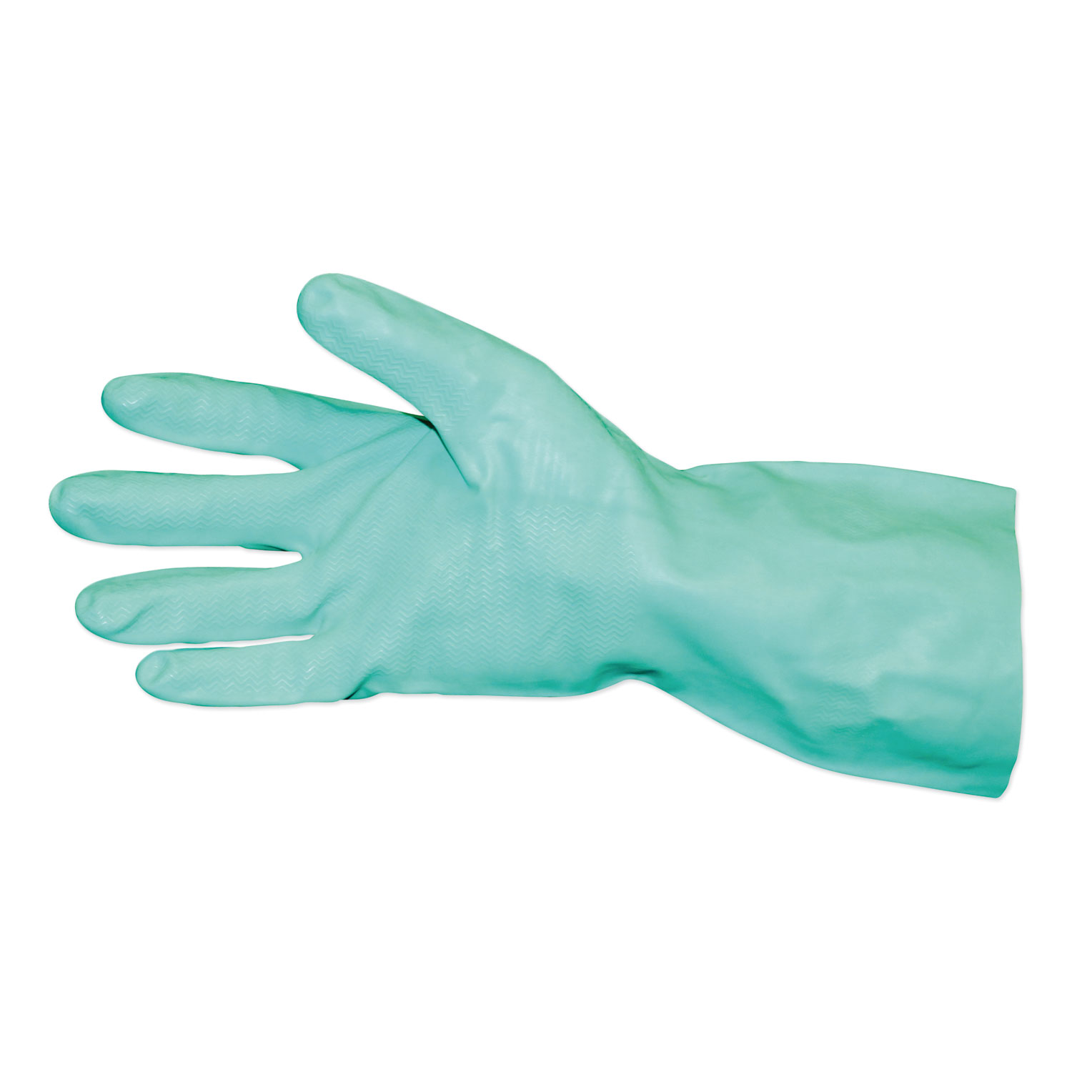  Impact IMP 8211L Short-Sleeve Unlined Nitrile Gloves, Powder-Free, Green, Large, Dozen (IMP8211L) 