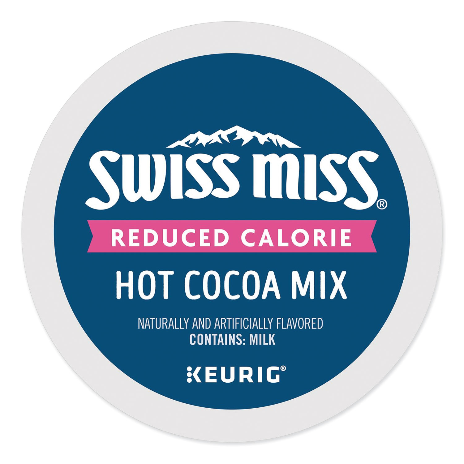  Swiss Miss 6114 Milk Chocolate Reduced Calorie Hot Cocoa K-Cups, 24/Box (GMT6114) 