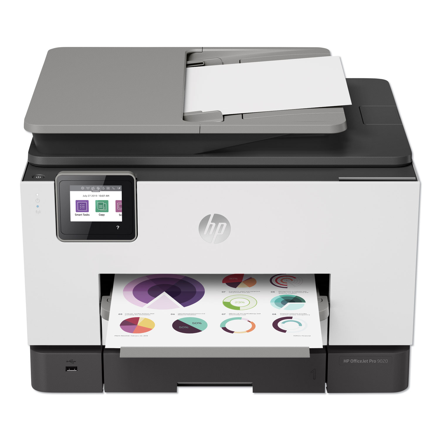  HP 1KR62A#B1H OfficeJet Pro 8020 Wireless All-in-One Inkjet Printer, Copy/Fax/Print/Scan (HEW1KR62A) 