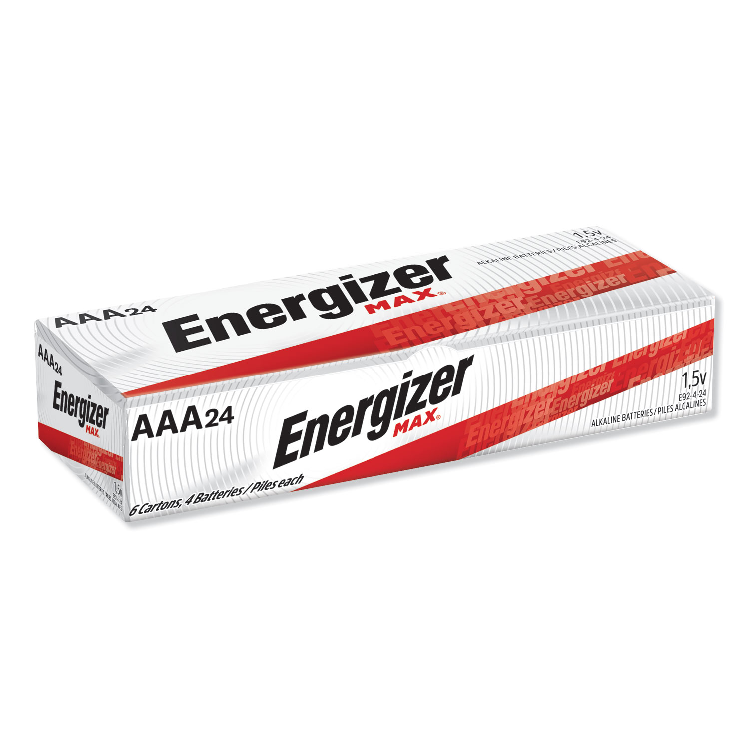  Energizer E92 MAX Alkaline AAA Batteries, 1.5V, 144/Carton (EVEE92) 